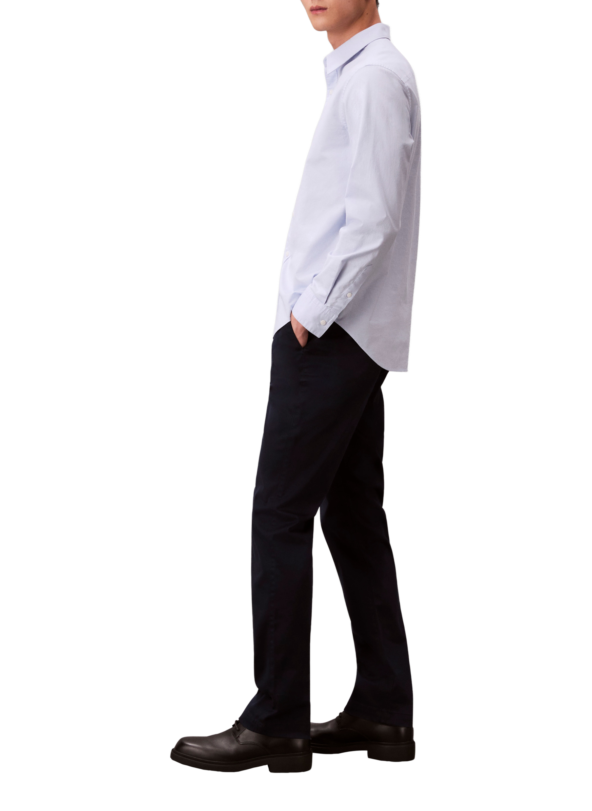 Pantalon slim chino CALVIN KLEIN Bleu