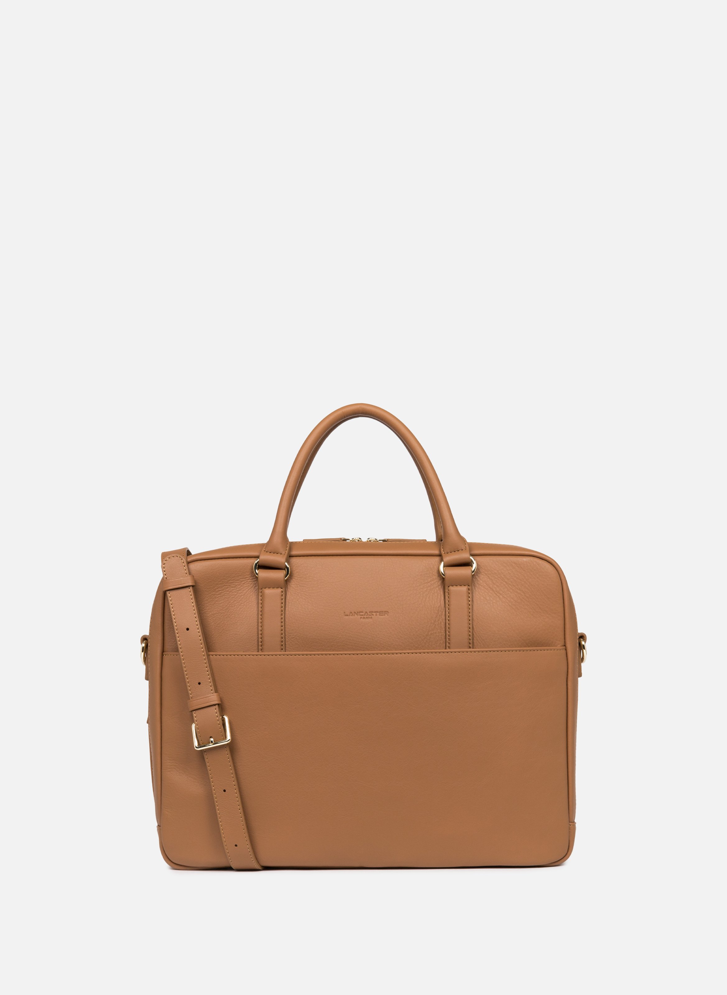 LANCASTER Portfolio document holder bag - Mademoiselle Business Brown