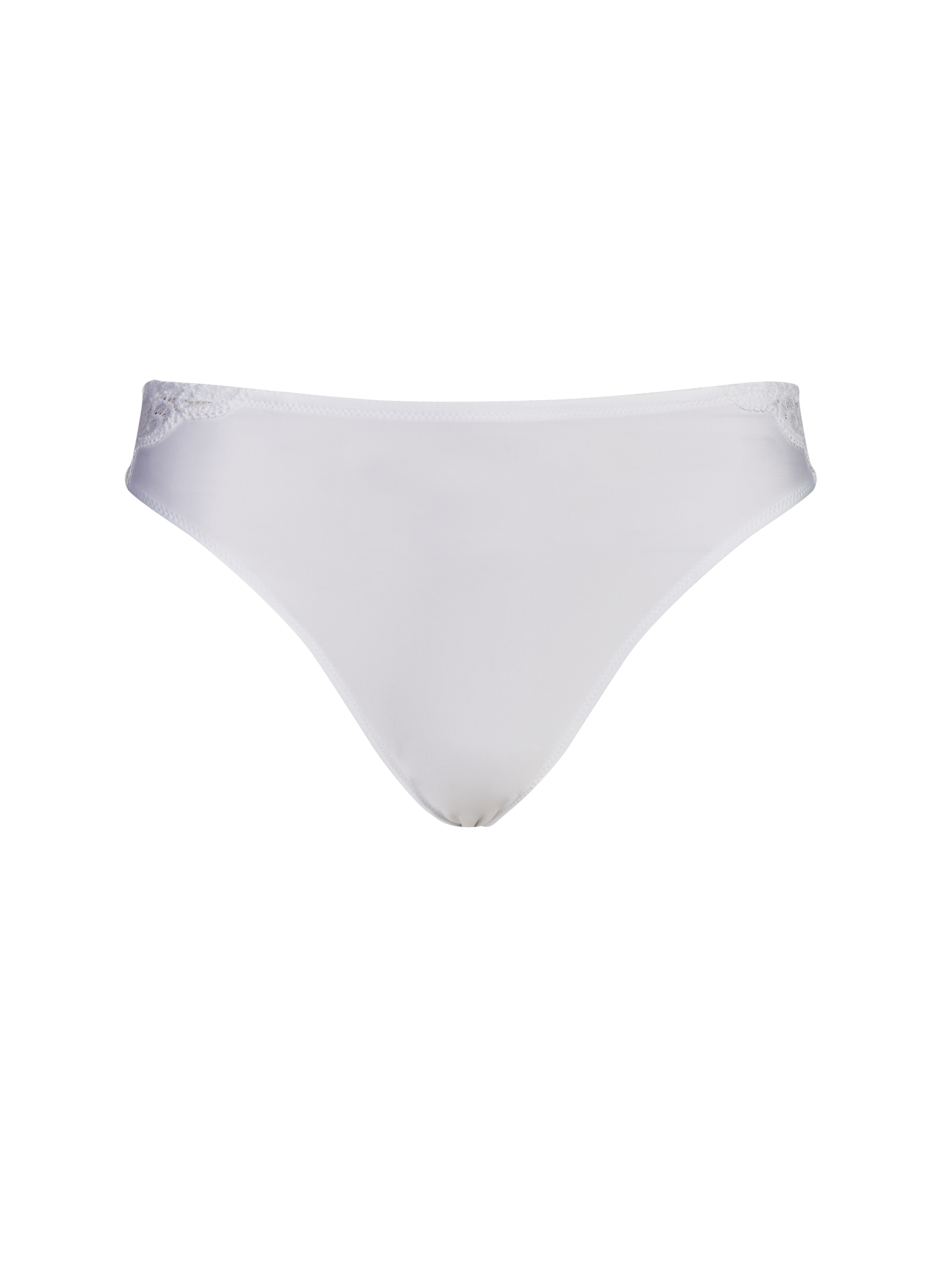 TRIUMPH Culotte bords dentelles Blanc