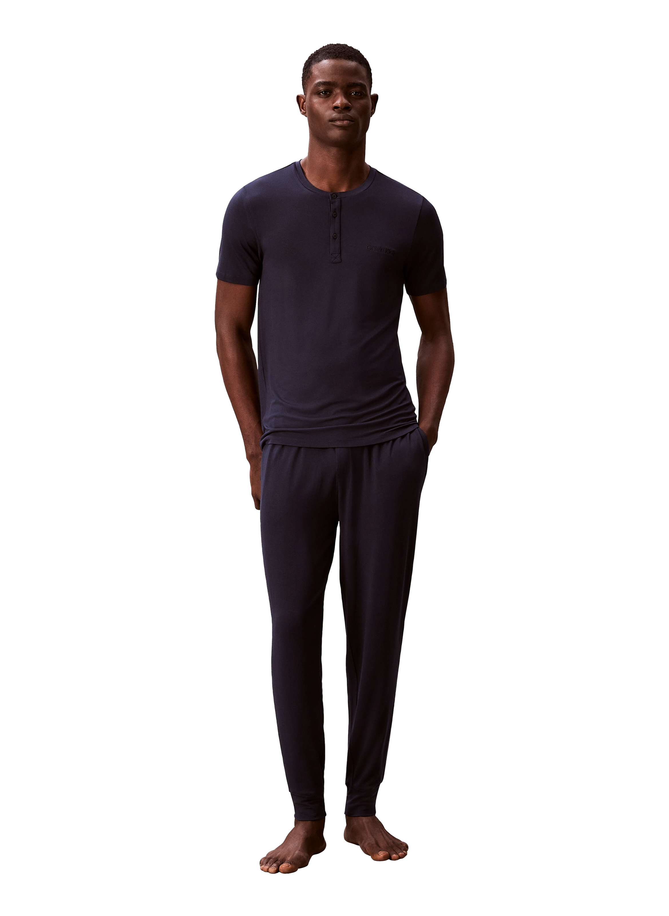 Plain T-shirt CALVIN KLEIN Blue