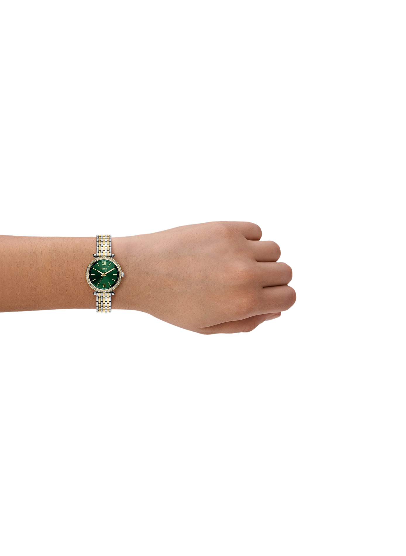 Montre quartz en acier FOSSIL Vert