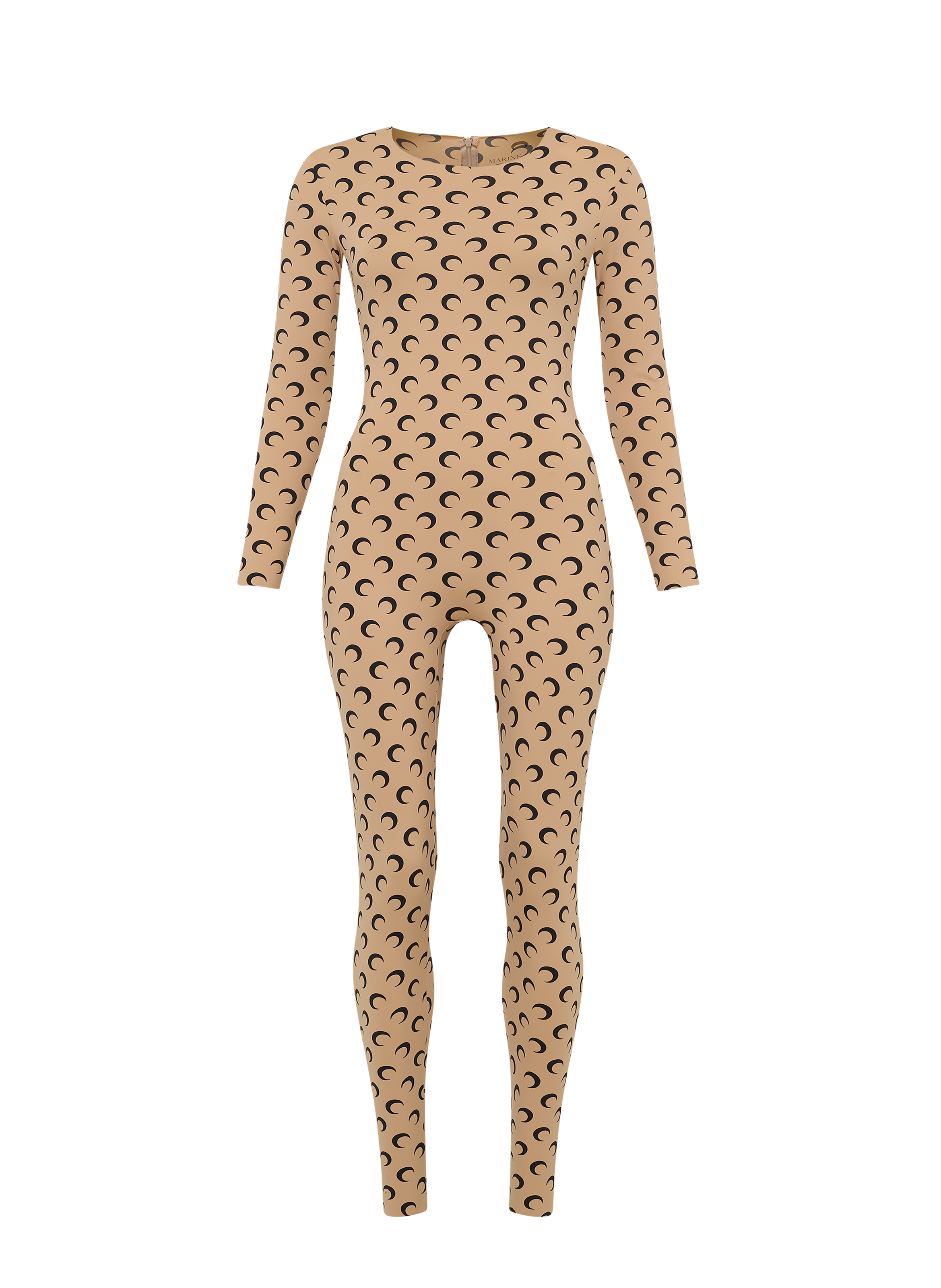 Combinaison moon en jersey recyclé MARINE SERRE Beige