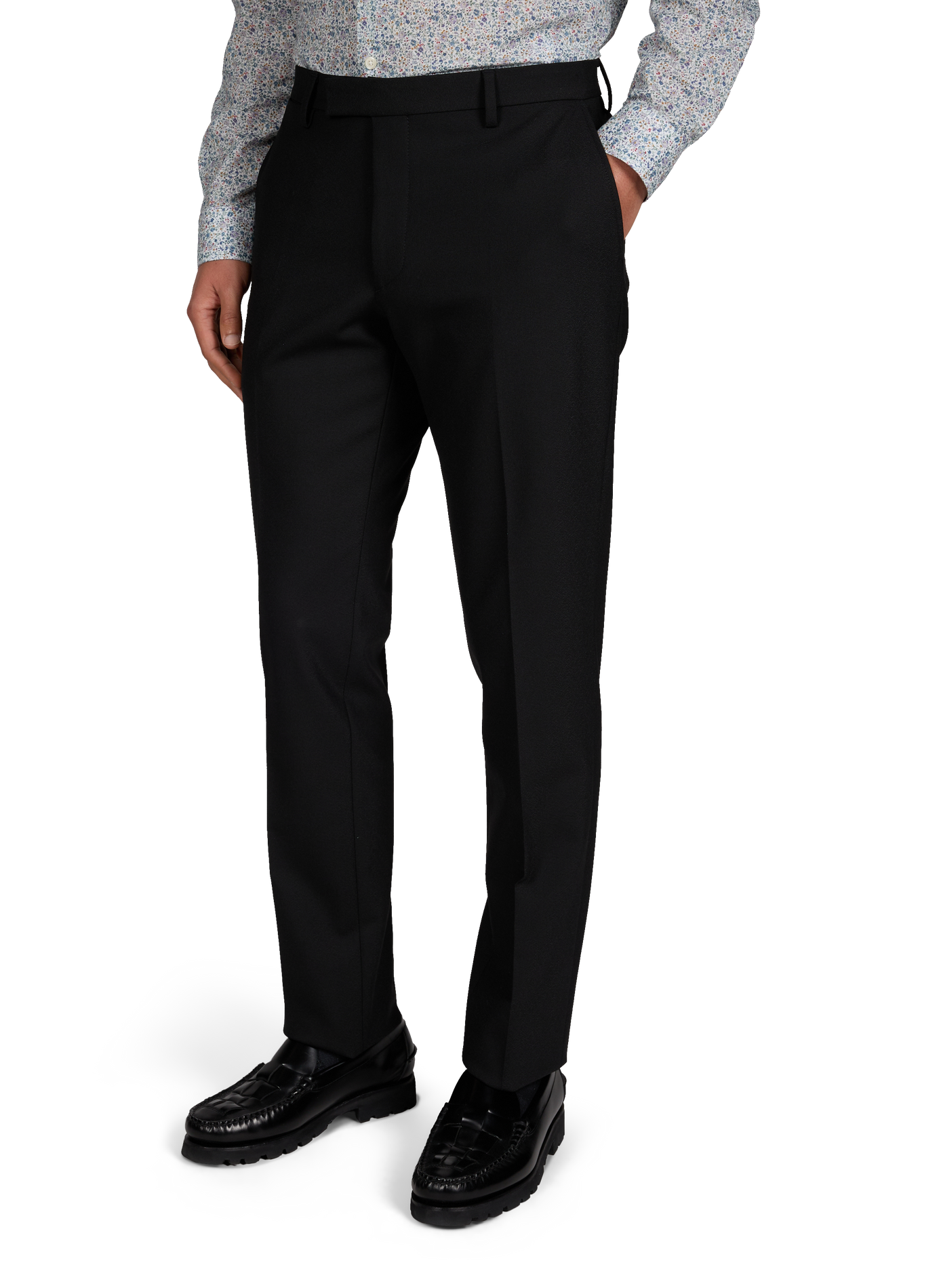 HONIE-S Mixed Wool Suit AU PRINTEMPS PARIS Black