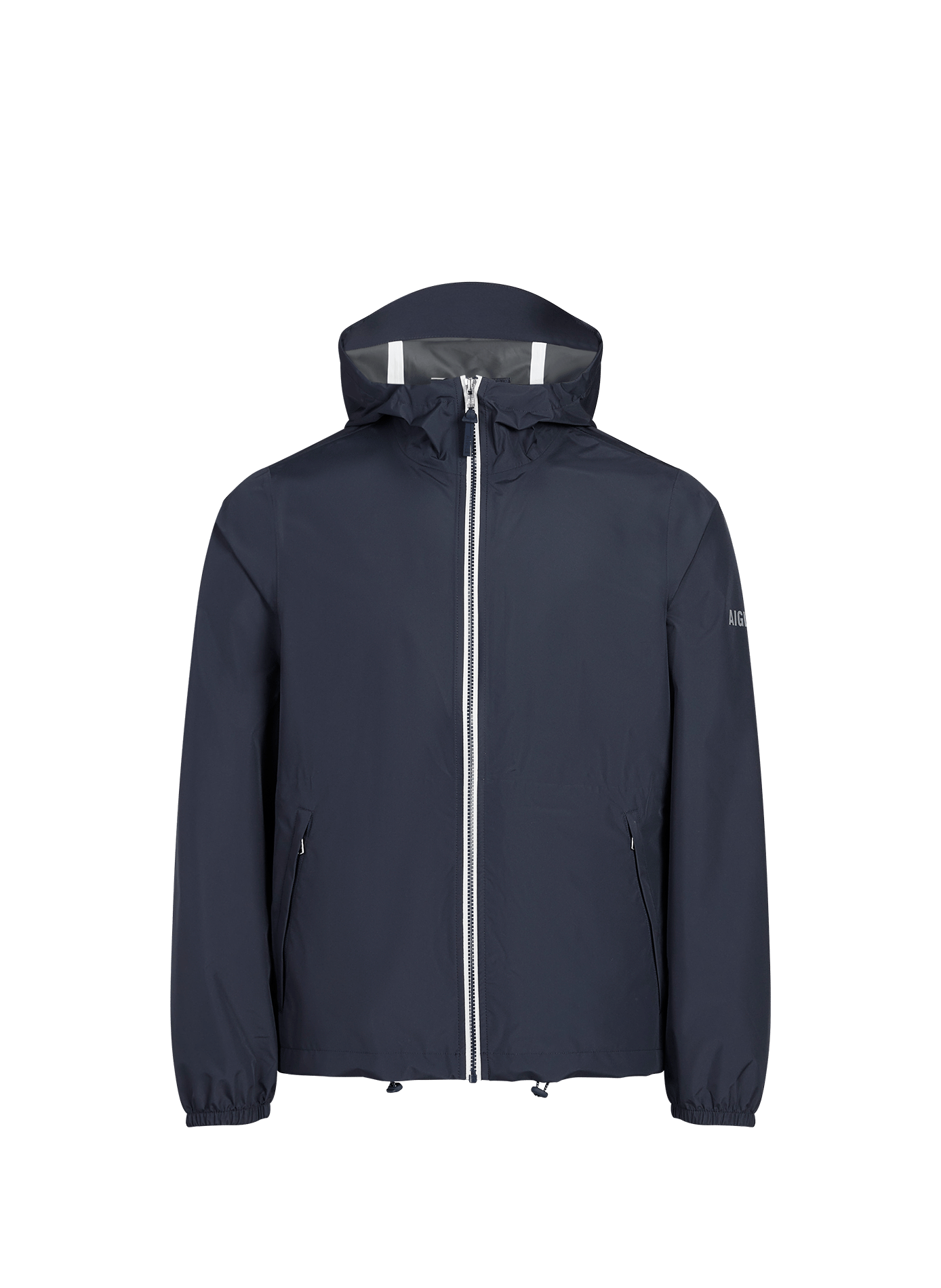 Hooded windproof jacket AIGLE Blue