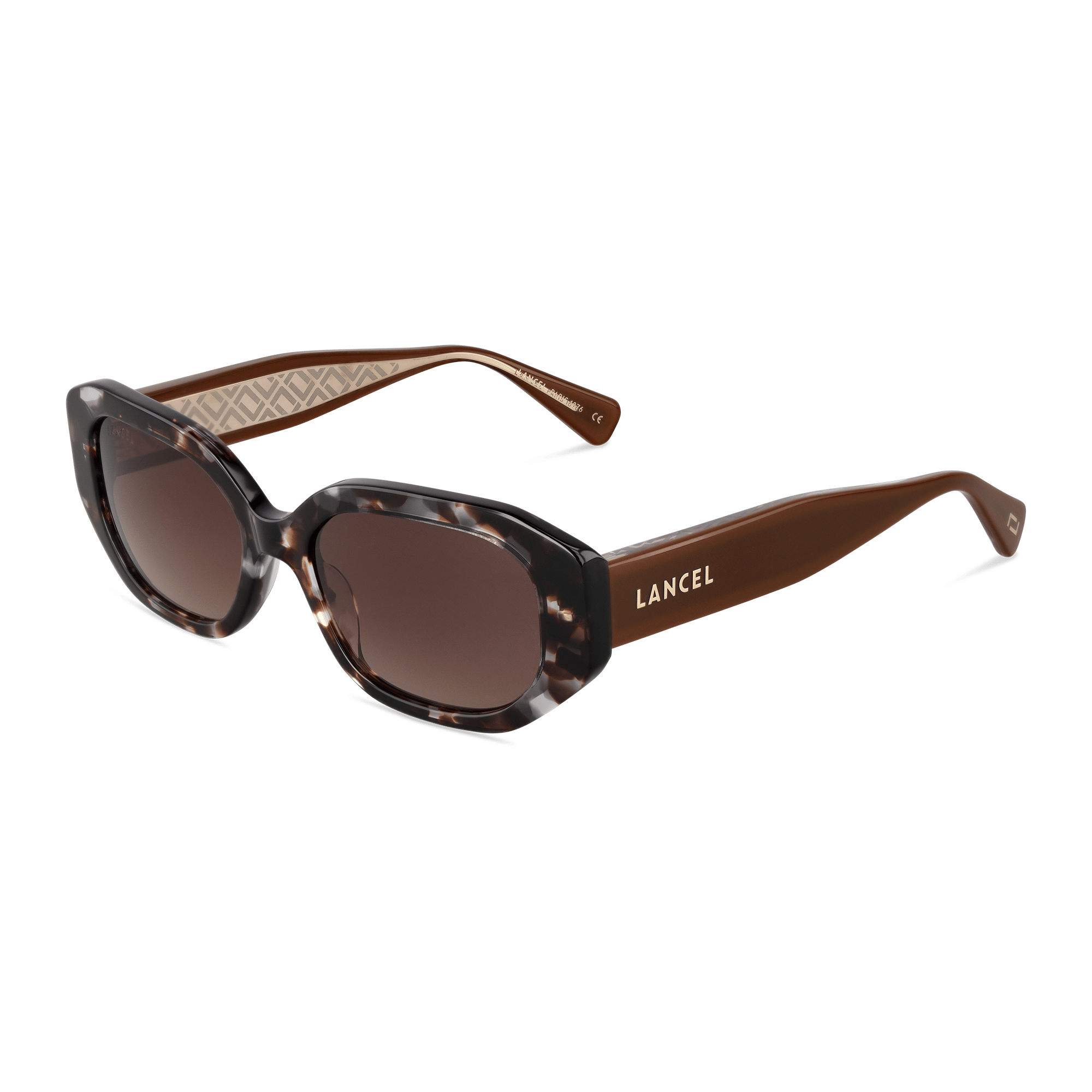 Lunettes de soleil cassie de lancel en acétate LANCEL Marron