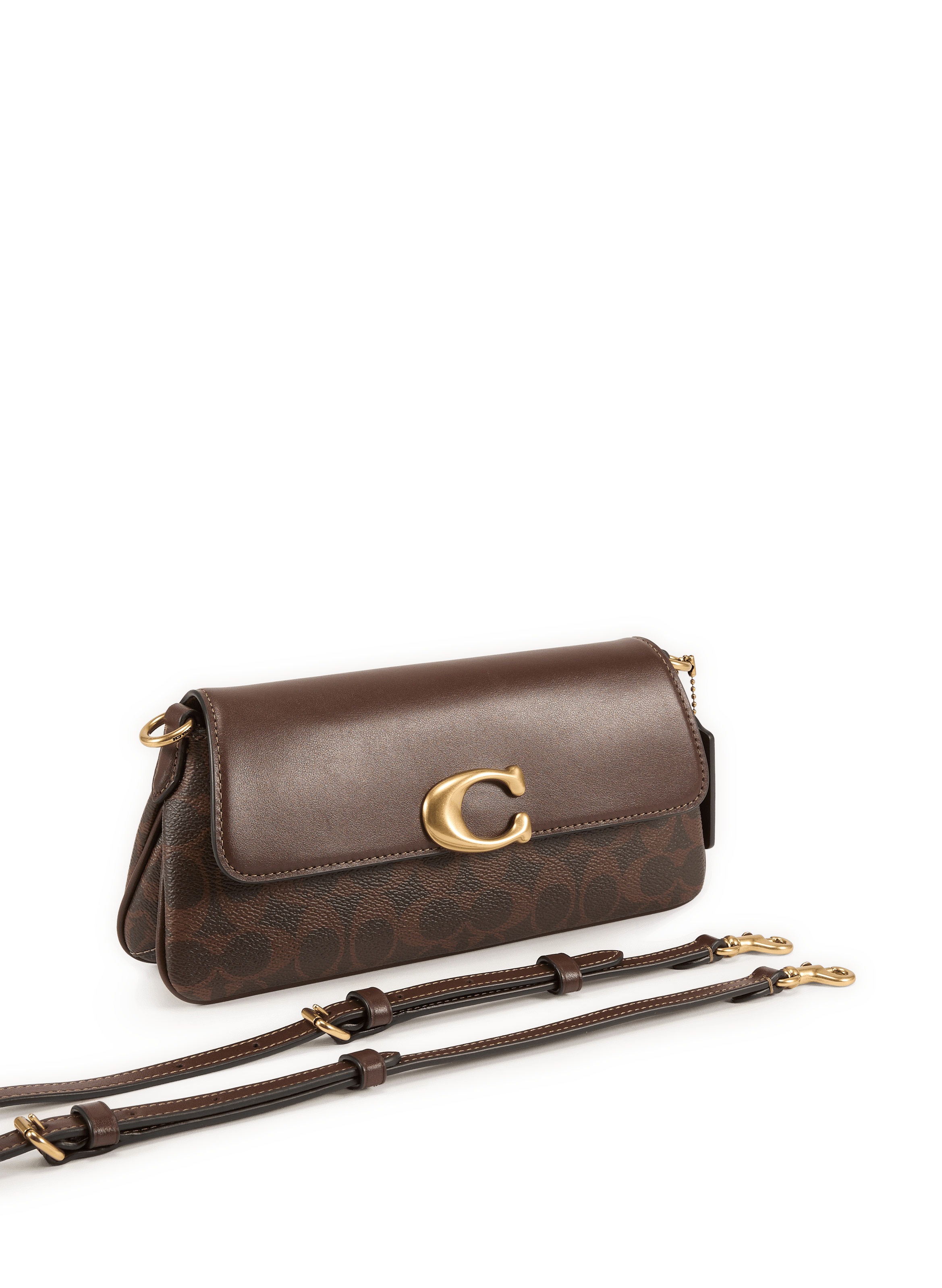 Jet signature canvas handbag COACH Brown