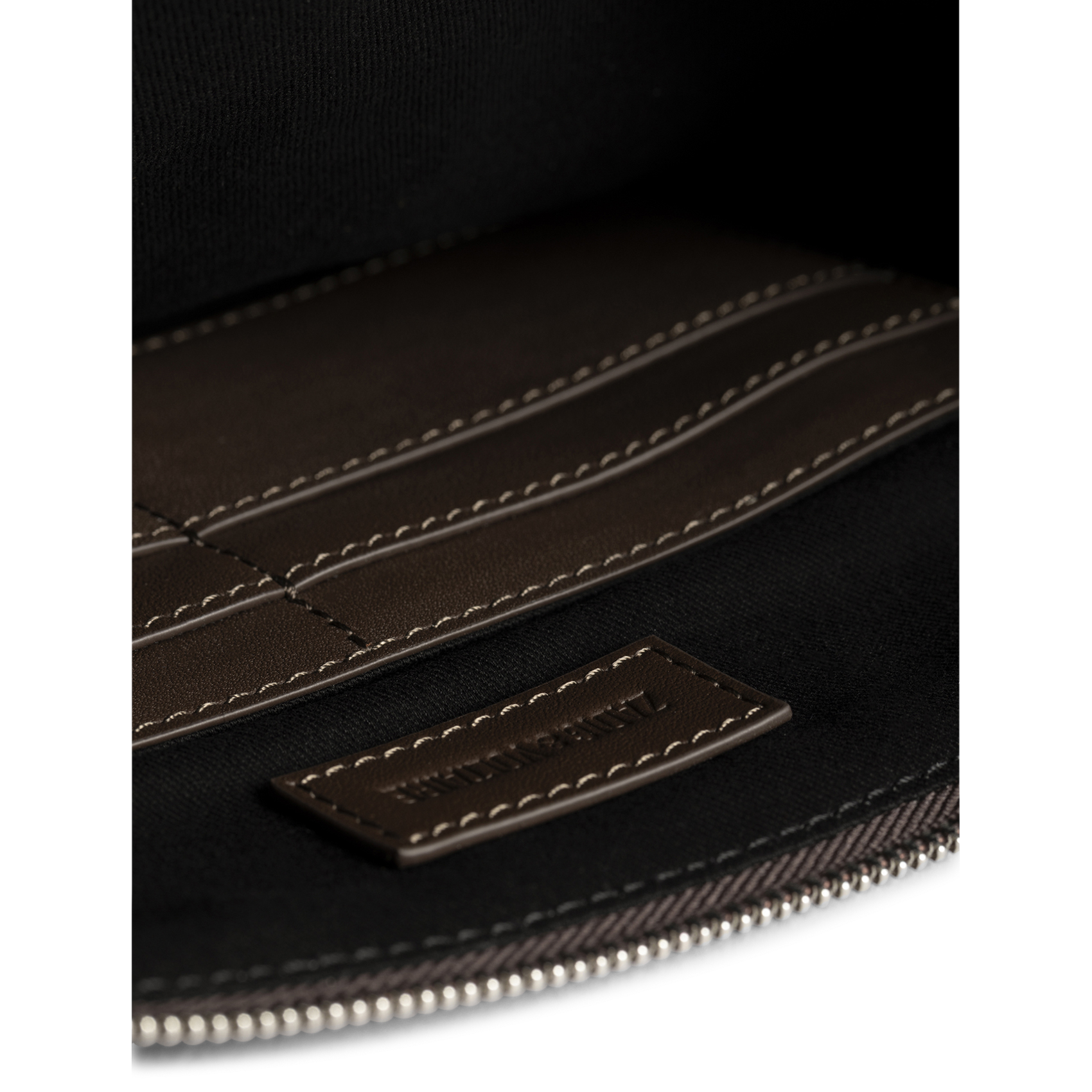 Angel leather clutch Brown