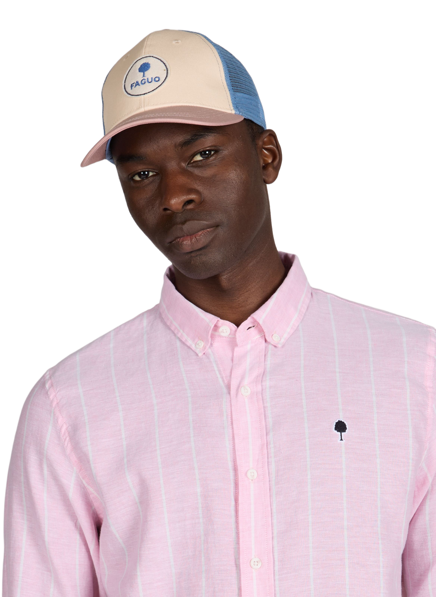 Casquette Trucker en coton recyclé FAGUO Multicolore