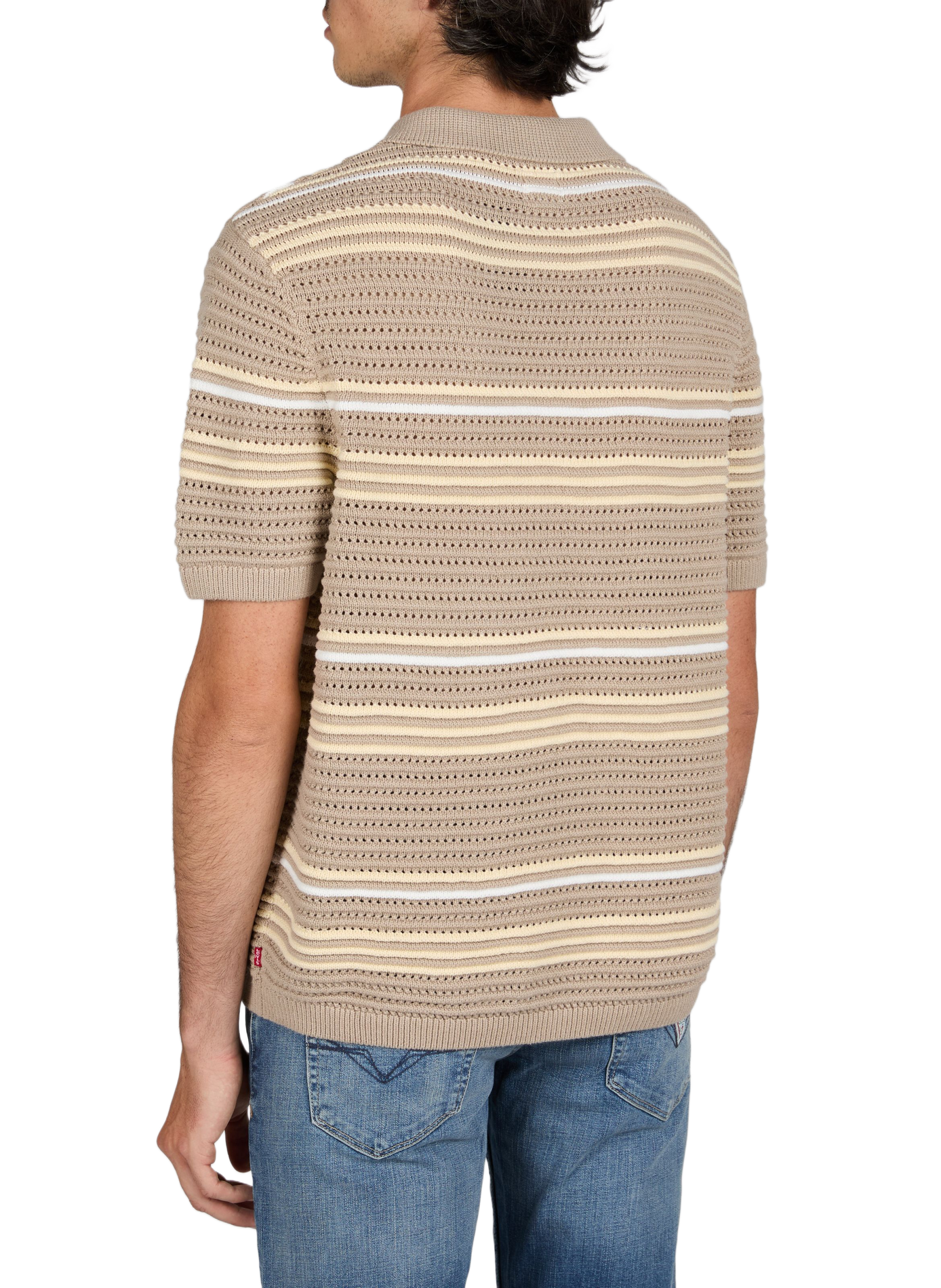 Gestreiftes Poloshirt LEVI'S Braun