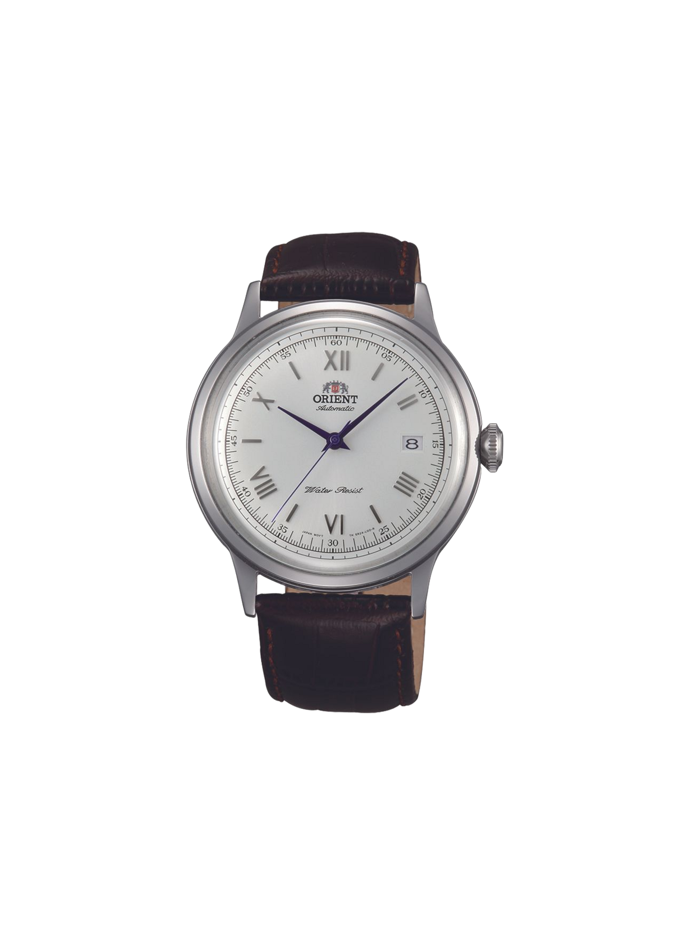 Automatische Bambino Uhr aus Leder ORIENT Weiss