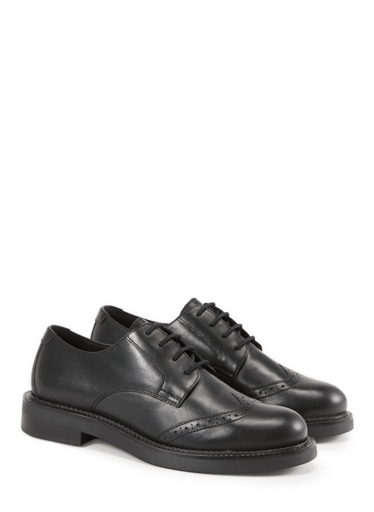 Richelieu en cuir GEOX Noir
