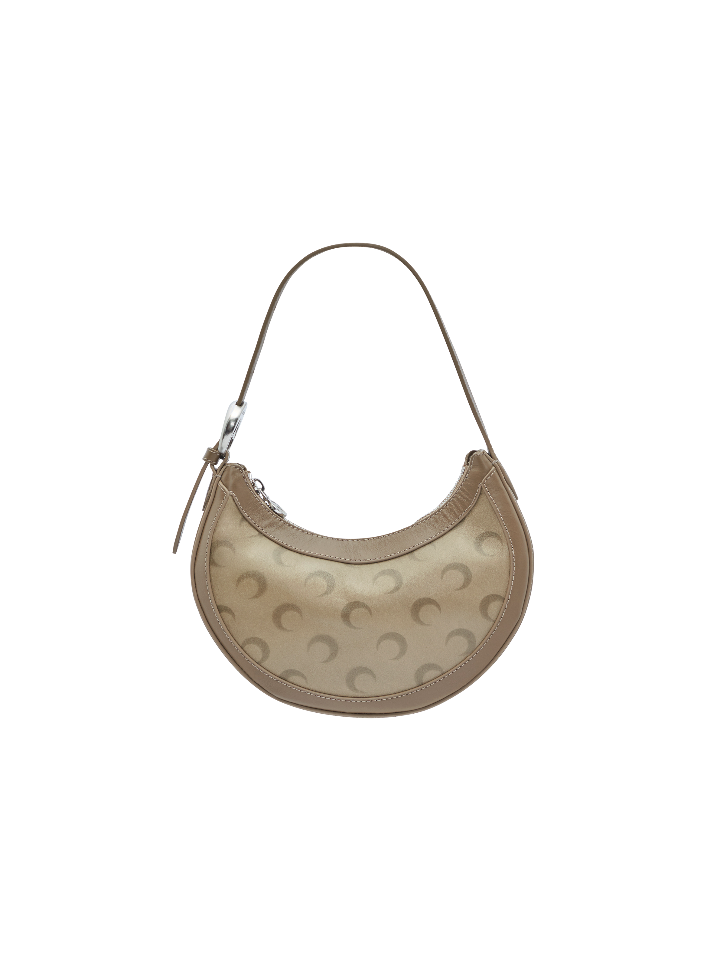 Sac moon eclips mini en cuir délavé MARINE SERRE Beige
