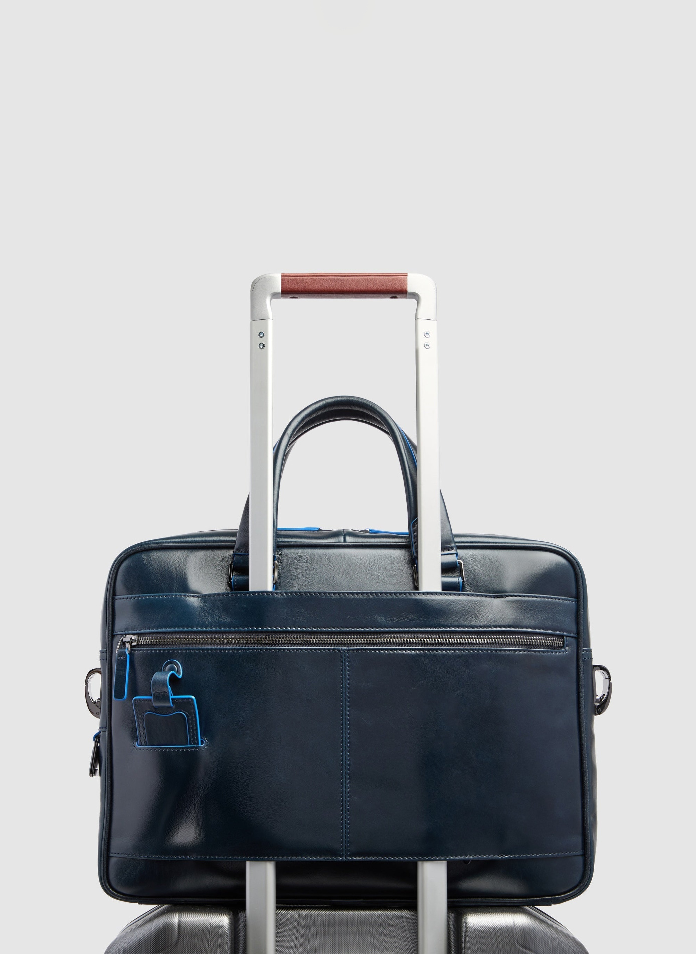 Sac d'ordinateur 15" personnalisable PIQUADRO Bleu