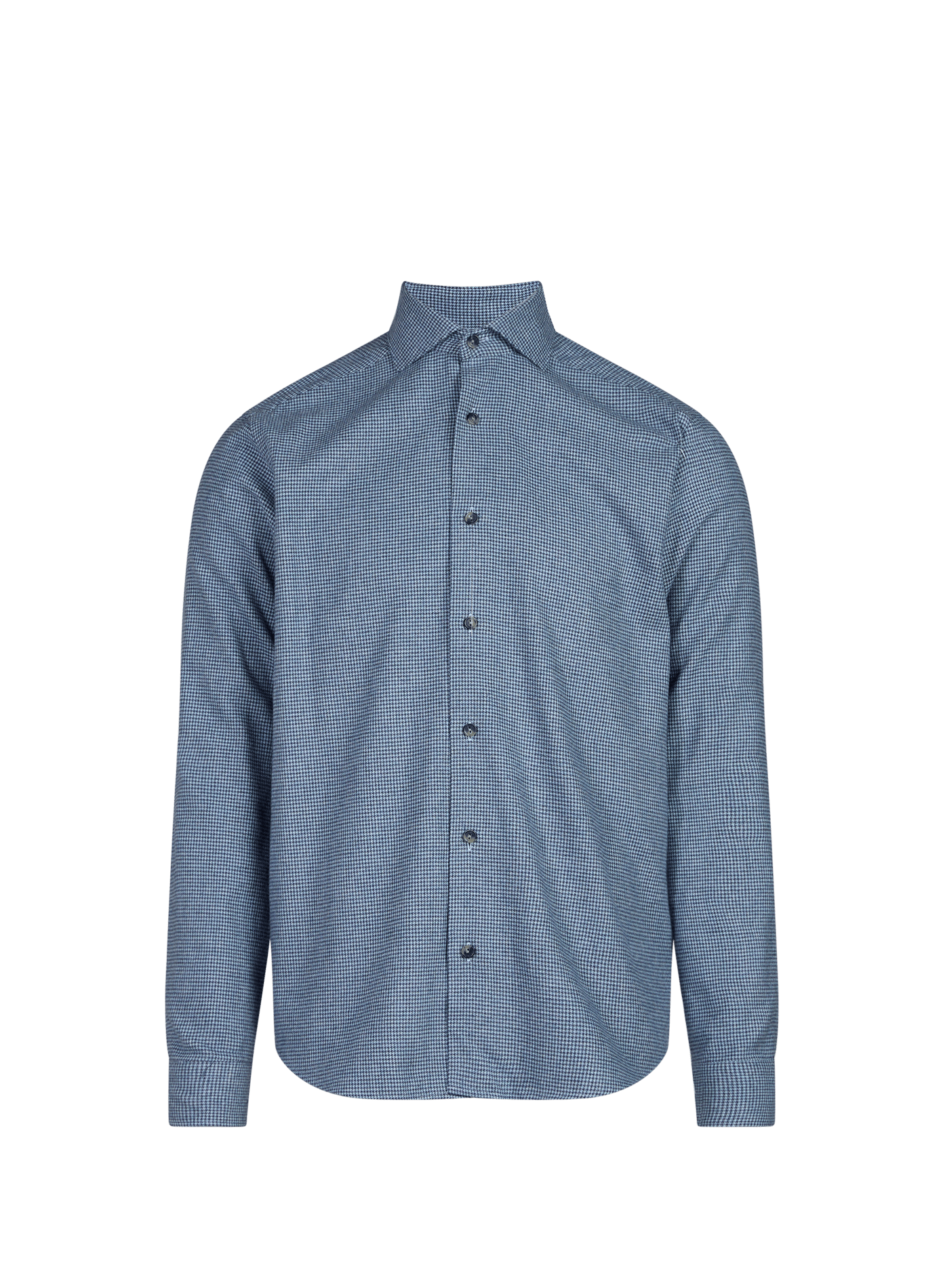 Straight classic collar shirt in cotton ETON Blue