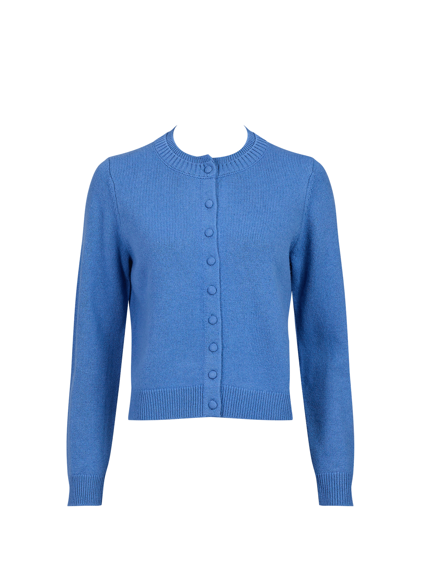 Straight wool cardigan SUNCOO Blue