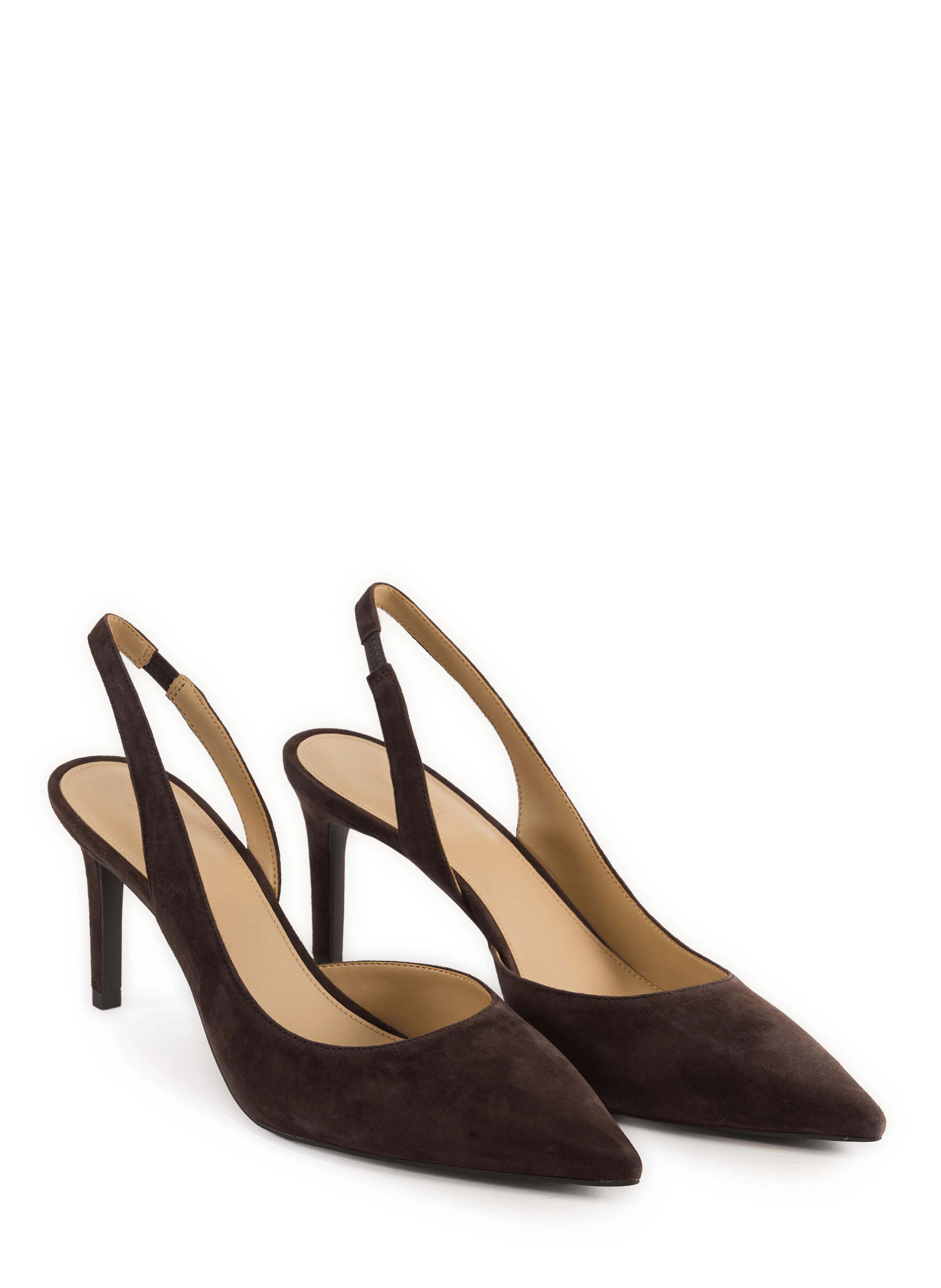 Alina Flex suede leather pumps MICHAEL KORS Brown