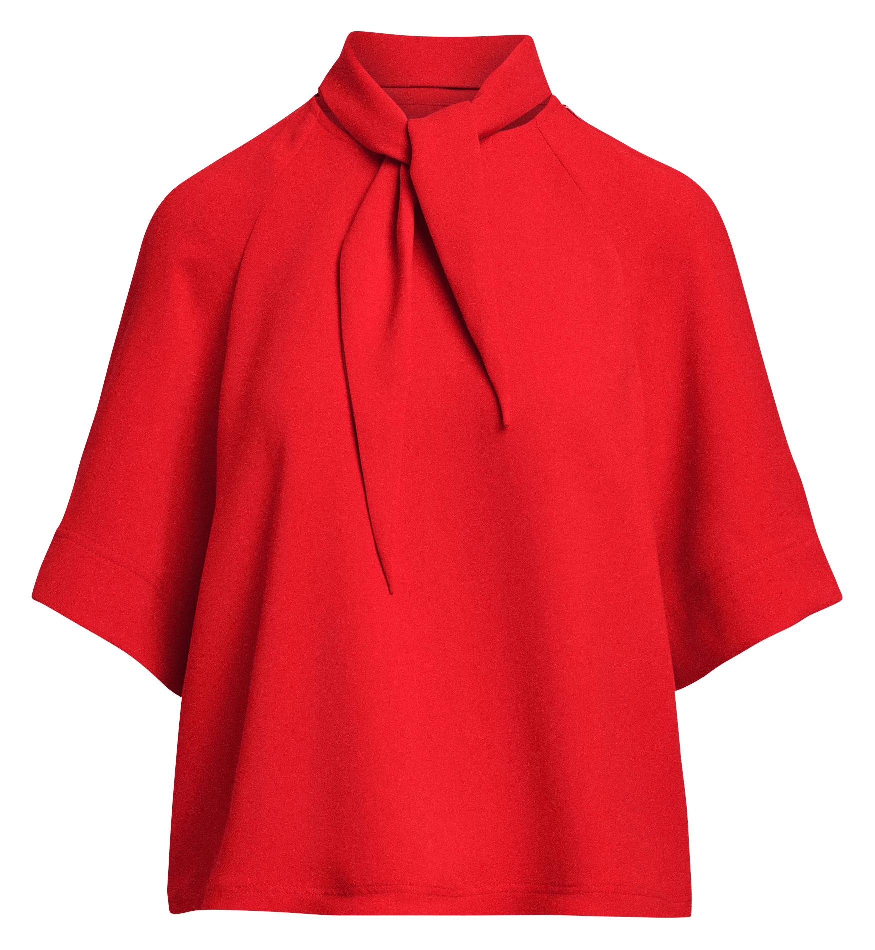 Top droit à col foulard kassie ESSENTIEL ANTWERP Rouge