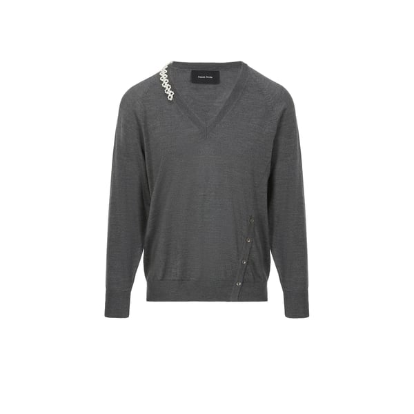 Pull avec détails bijoux