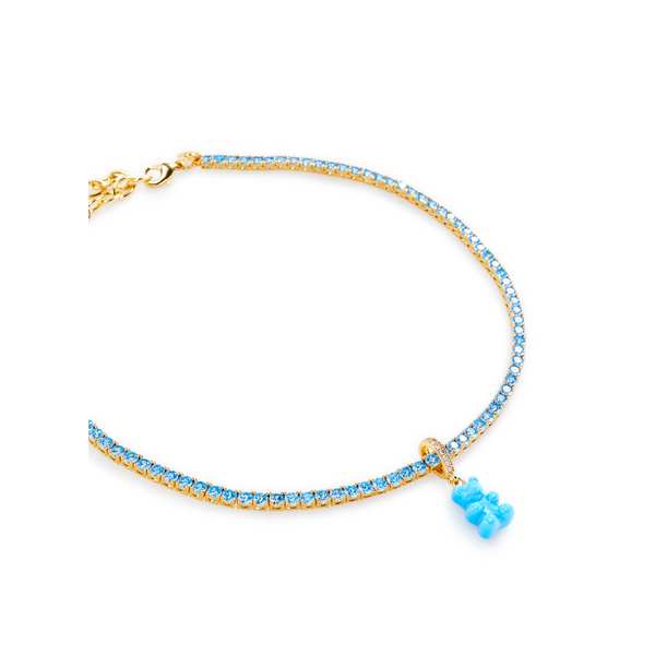 Crystal Haze Serena Choker Necklace In Blue