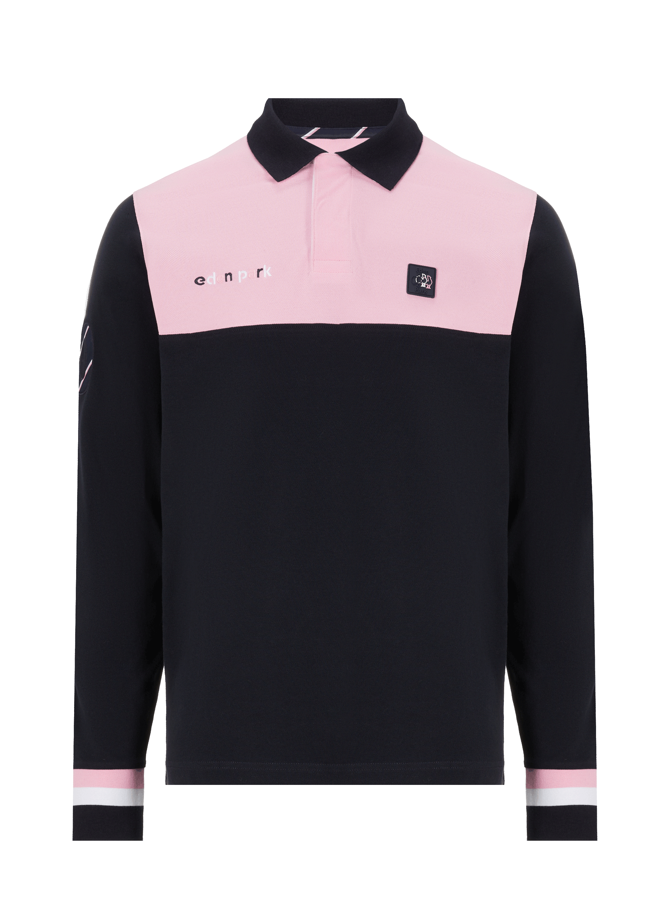 Polo à manches longues en coton