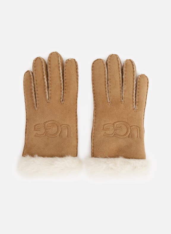 Gants en cuir Marron