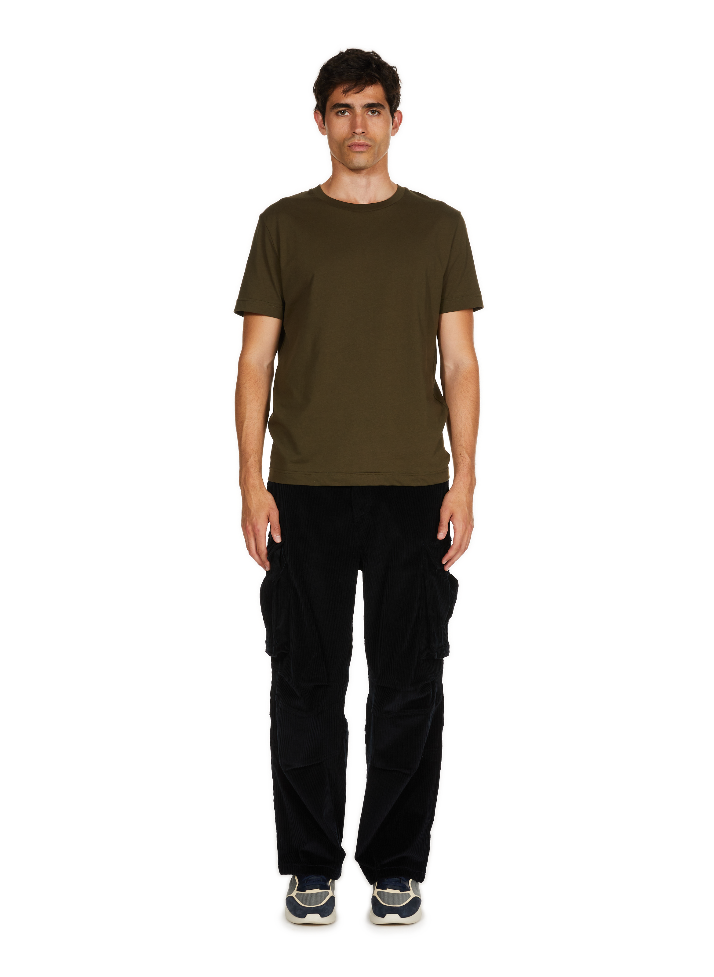 Corduroy cargo pants SAISON 1865 Blue