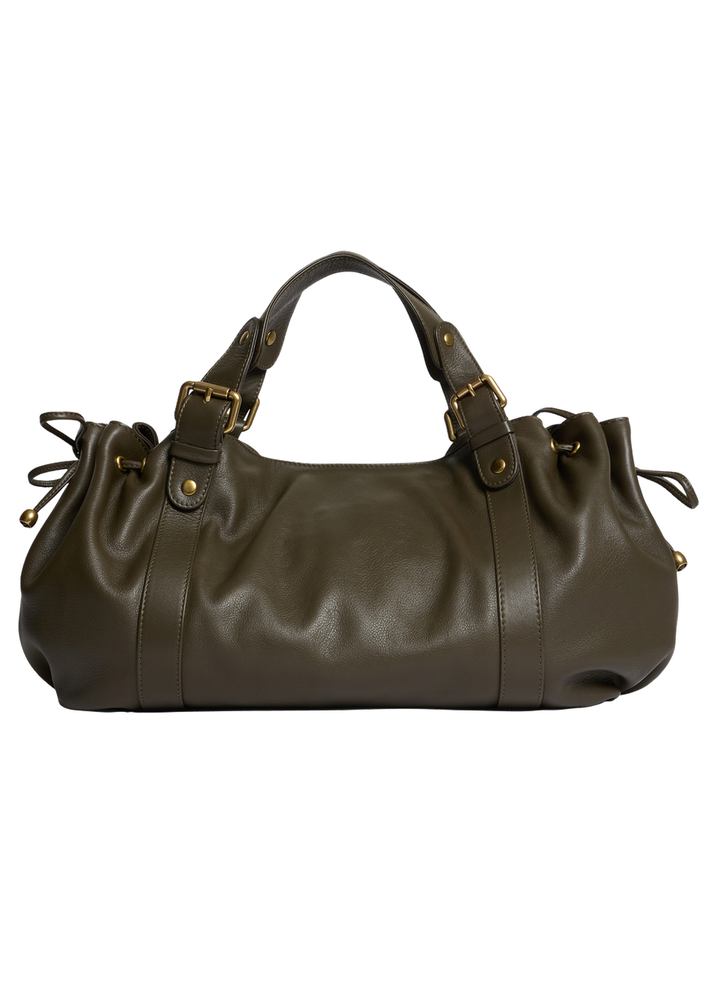 Sac à main en cuir - 24h GERARD DAREL Kaki