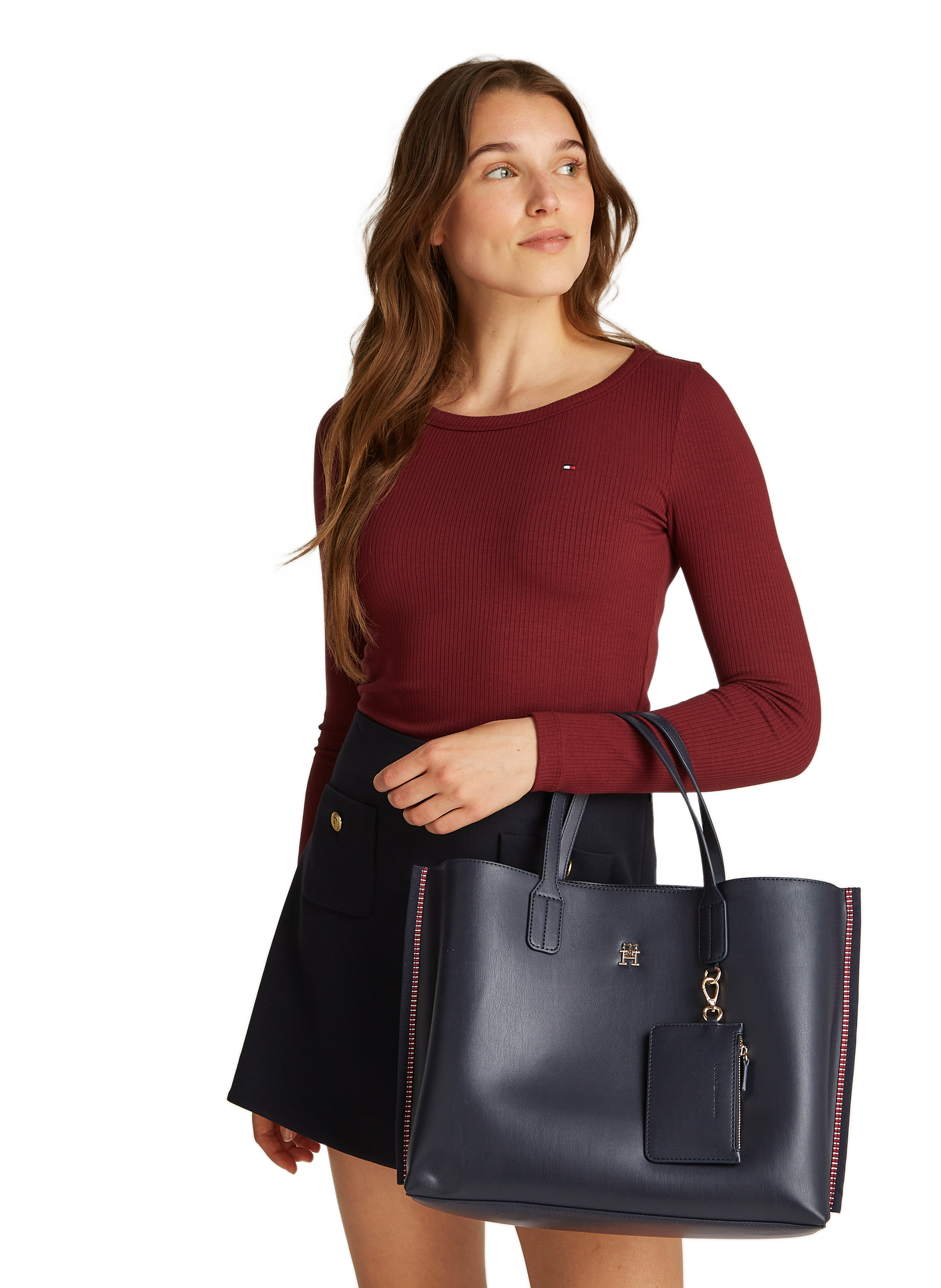 Sac cabas à logo TOMMY HILFIGER Multicolore