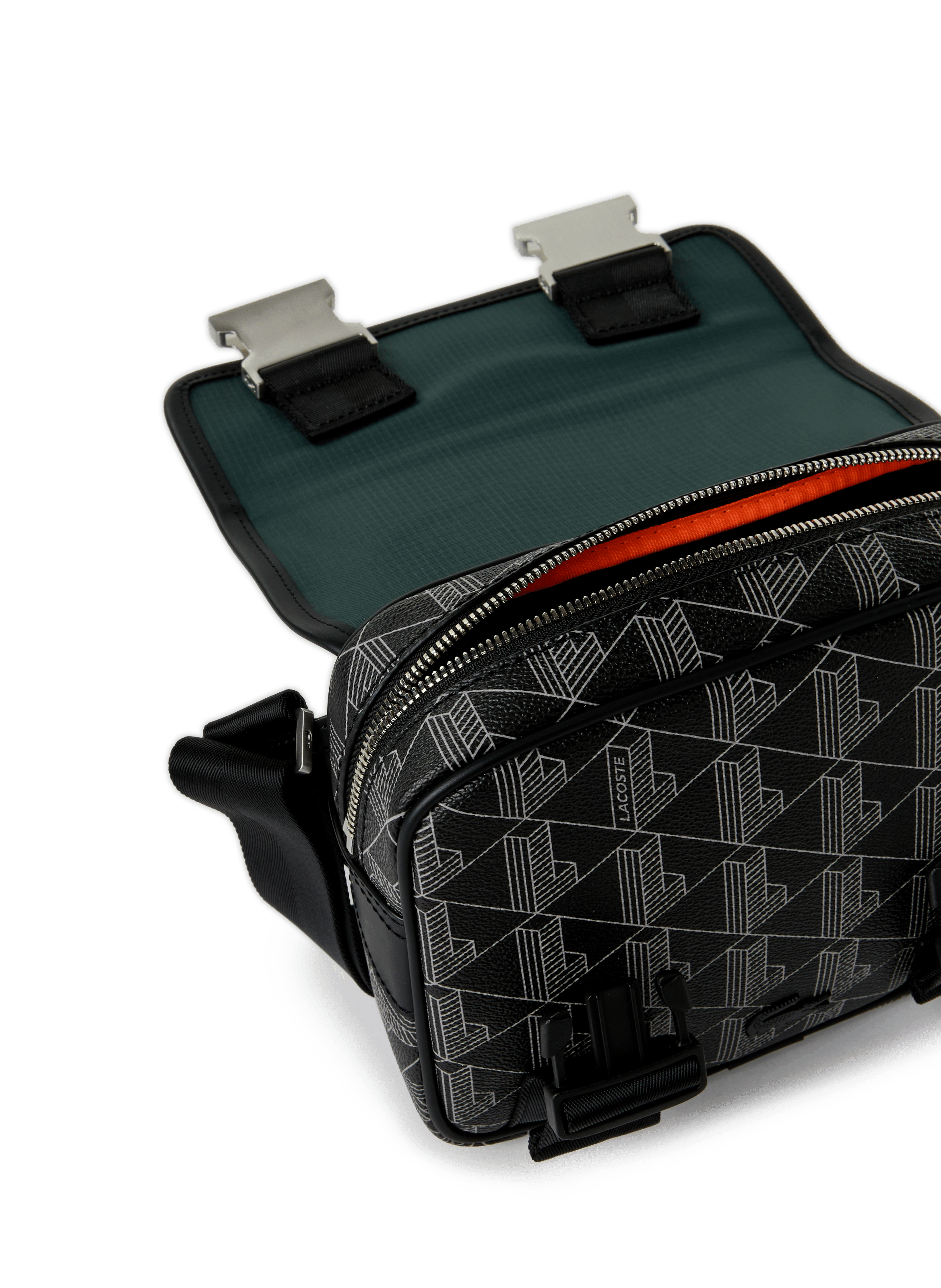 FLORAL QUILTED BAG LACOSTE Grey