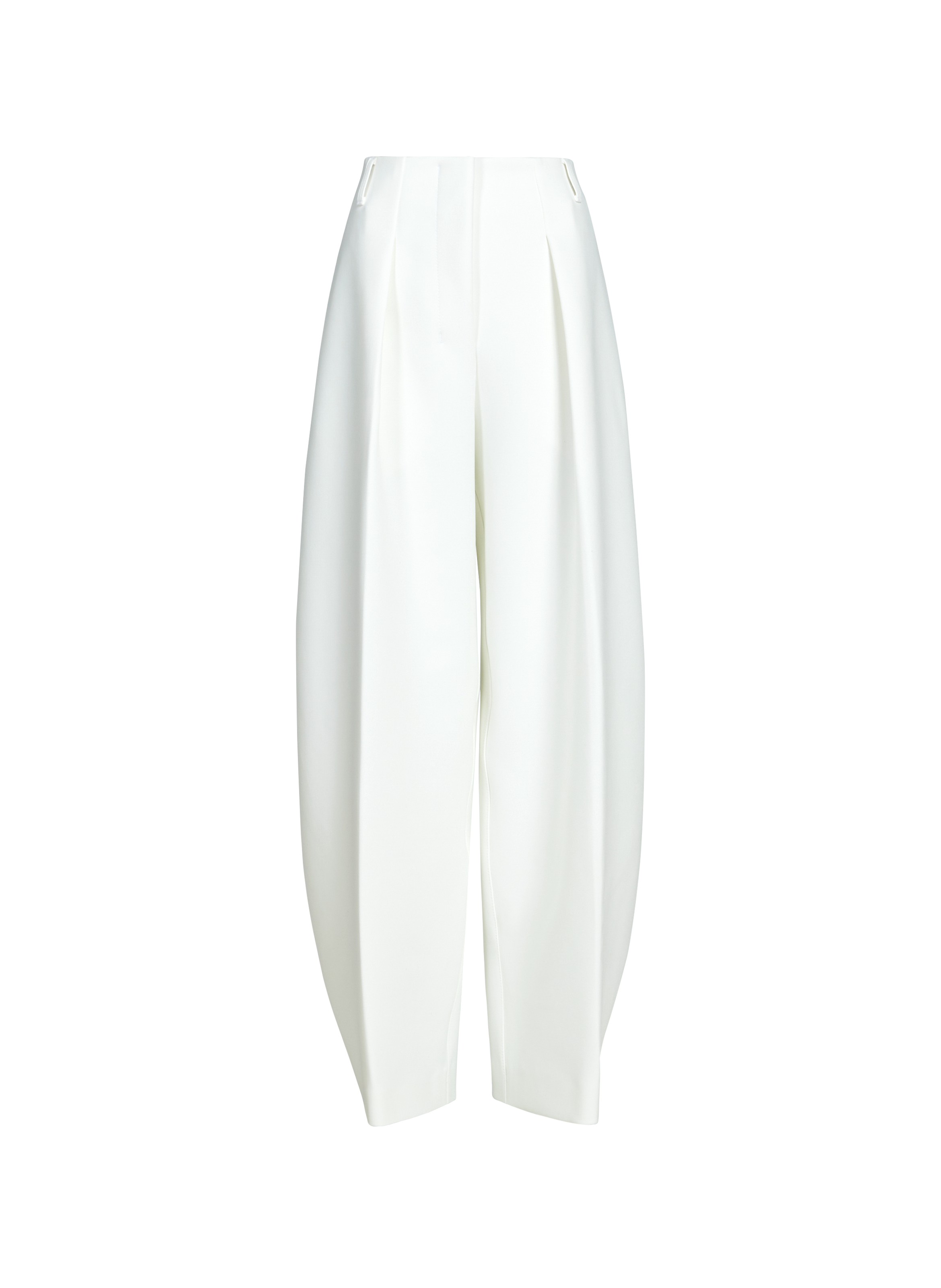 Le pantalon Ovalo JACQUEMUS Blanc