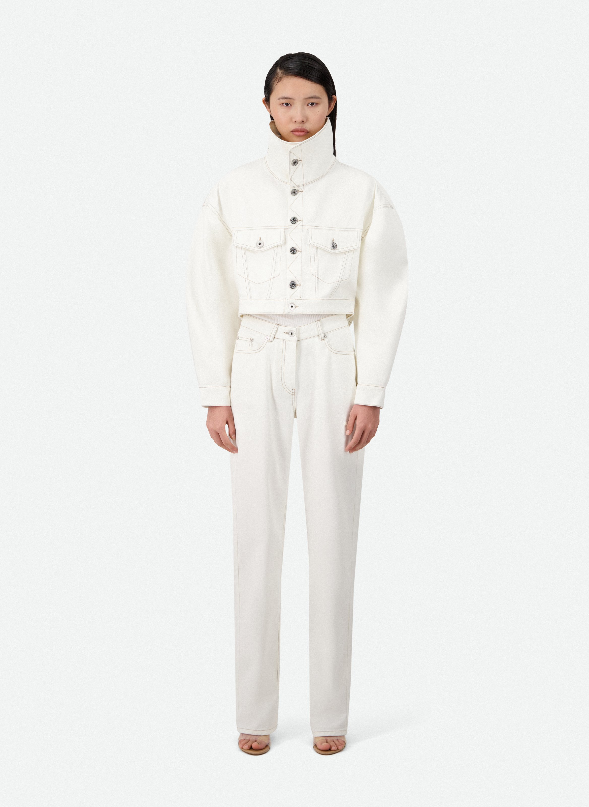 Veste en jean VAILLANT Blanc