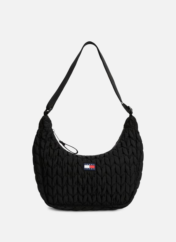Sac épaule matelassée Noir by TOMMY HILFIGER TOMMY HILFIGER Sac épaule matelassée Noir