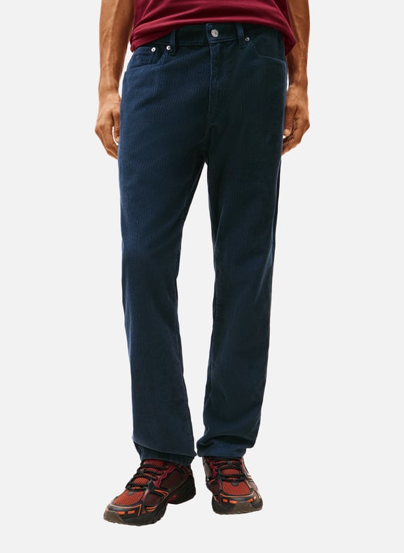 Pantalon chino en velours Bleu by TOMMY HILFIGER TOMMY HILFIGER Pantalon chino en velours Bleu
