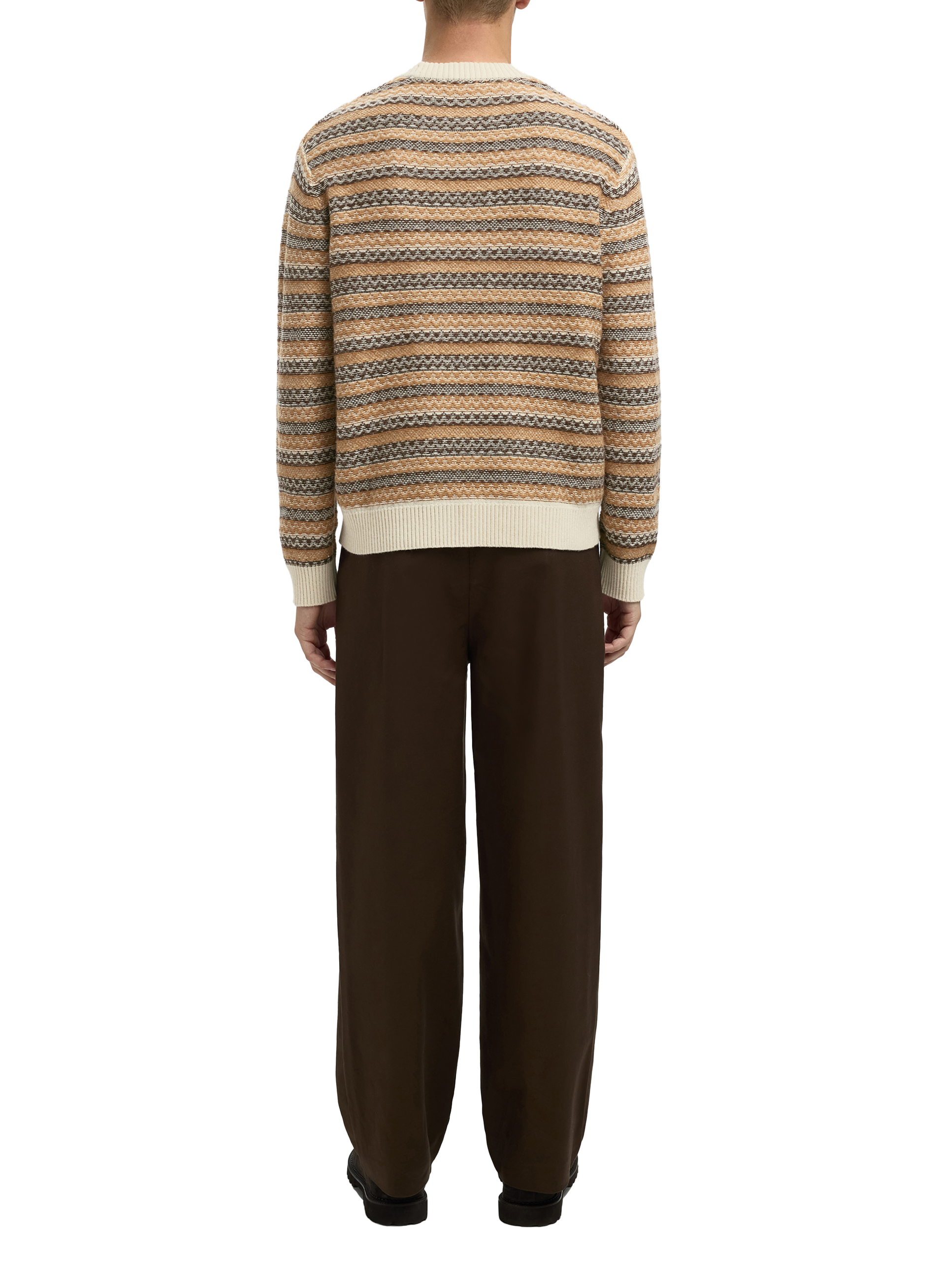 Straight wool blend sweater SELECTED Beige