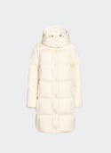 Doudoune matelassée mi-longue LITTE LONG COAT White