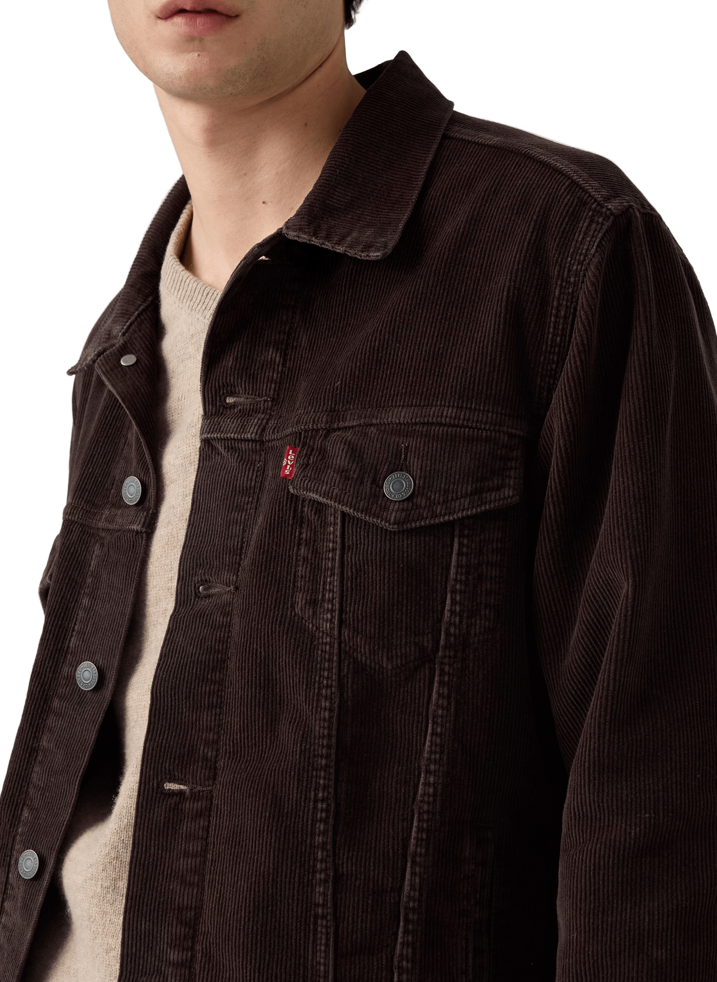 Trucker denim jacket LEVI'S Brown