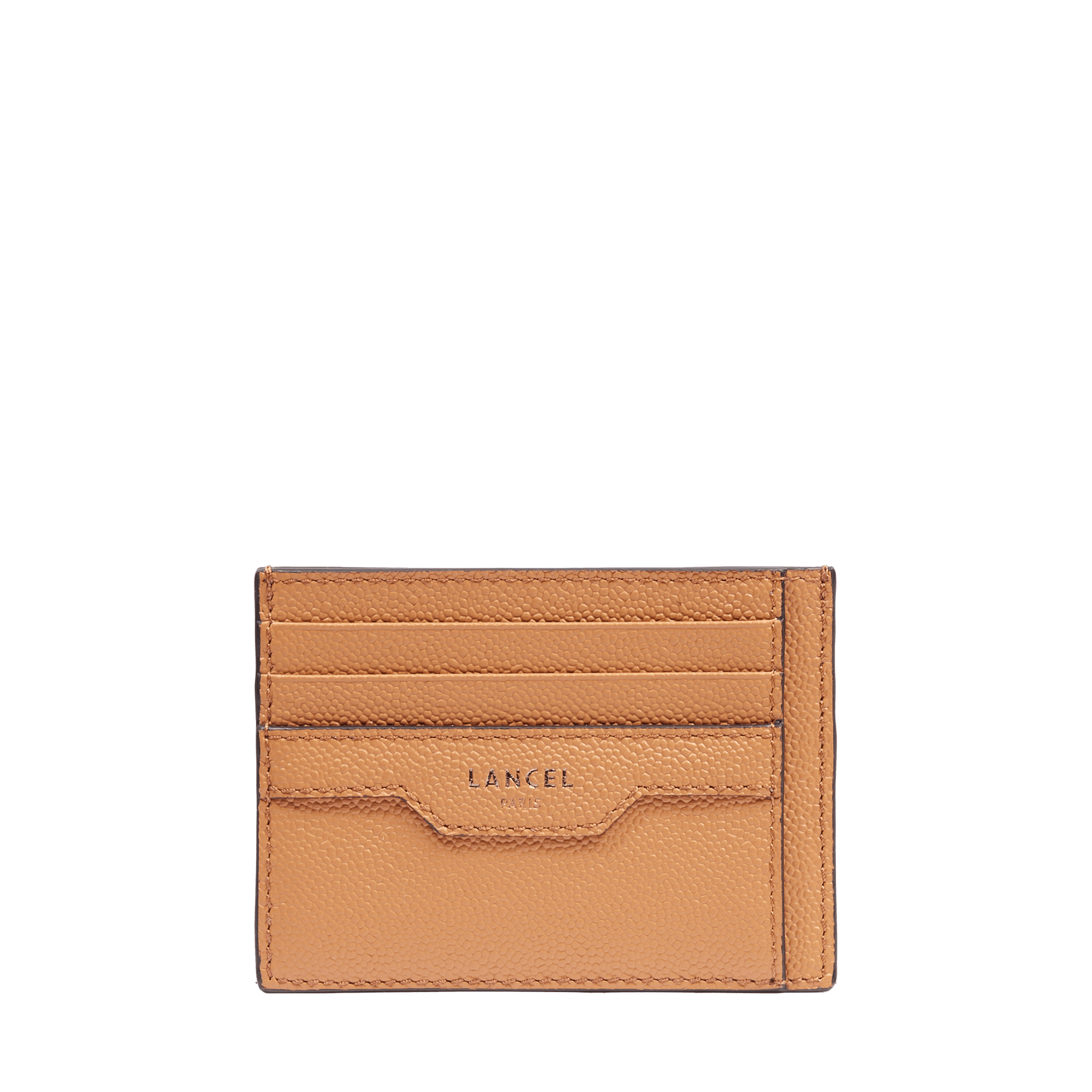 Porte-cartes charlie de lancel en cuir LANCEL Marron