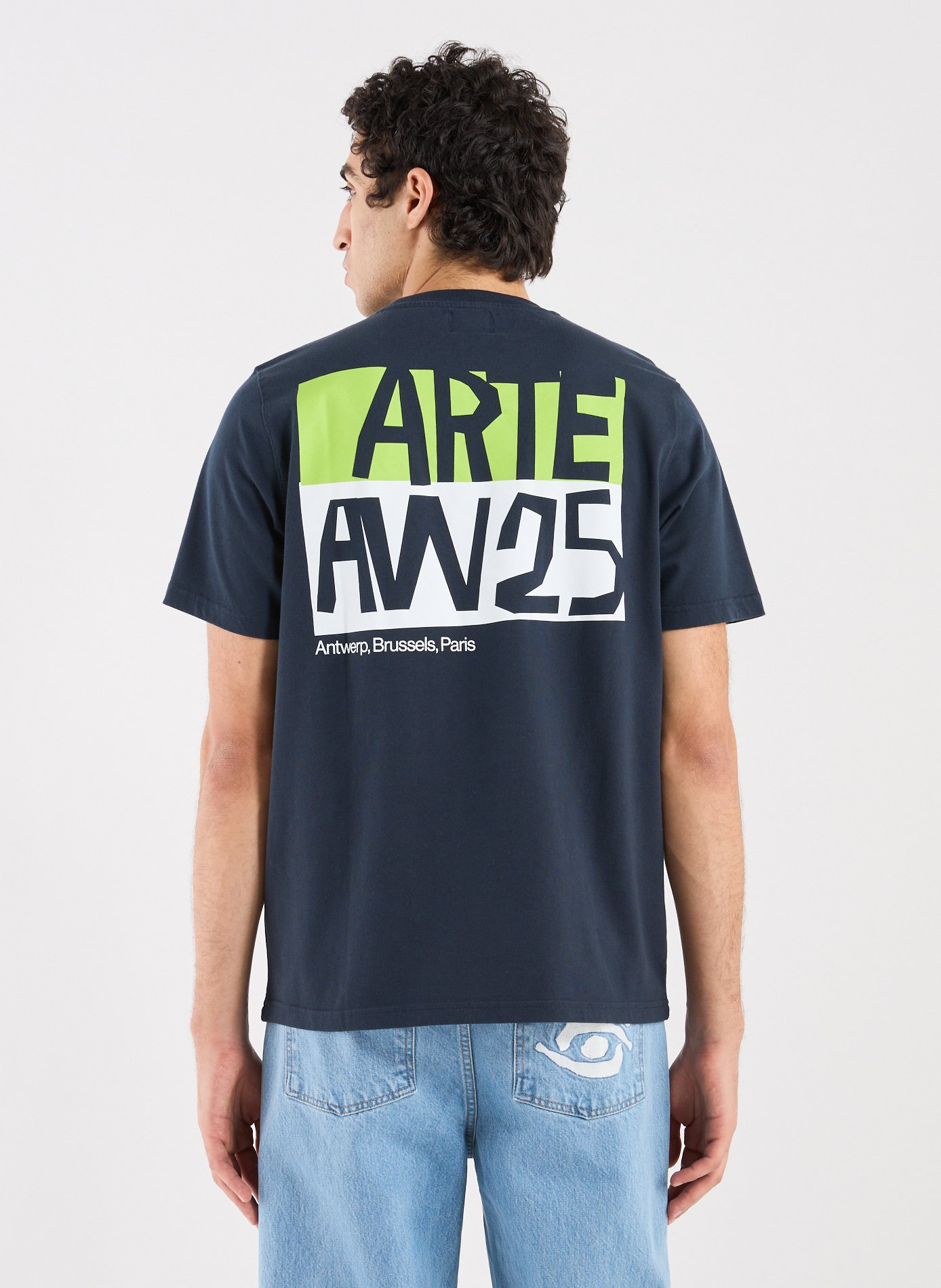 Cotton round-neck T-shirt ARTE ANTWERP Blue