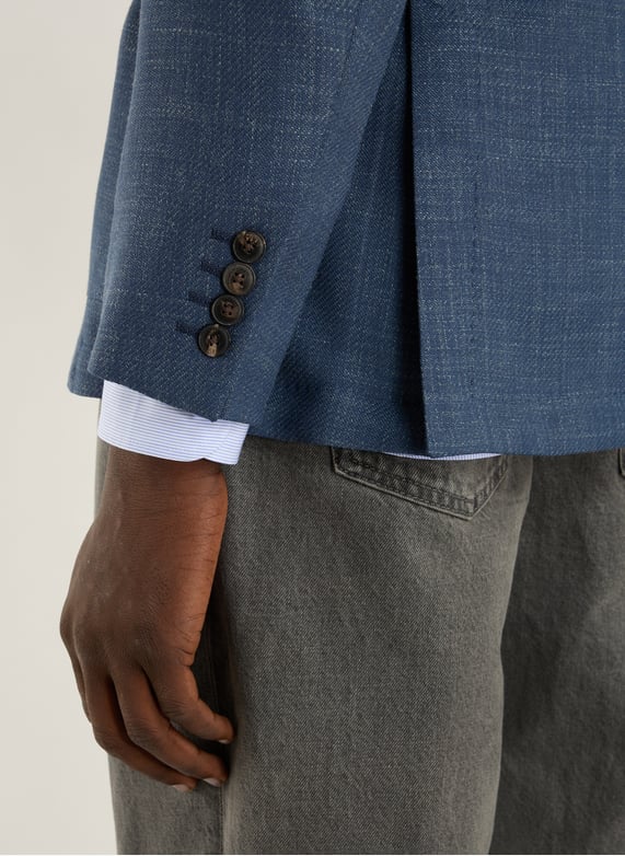 Veste col tailleur | Bleu by HACKETT Veste col tailleur Bleu