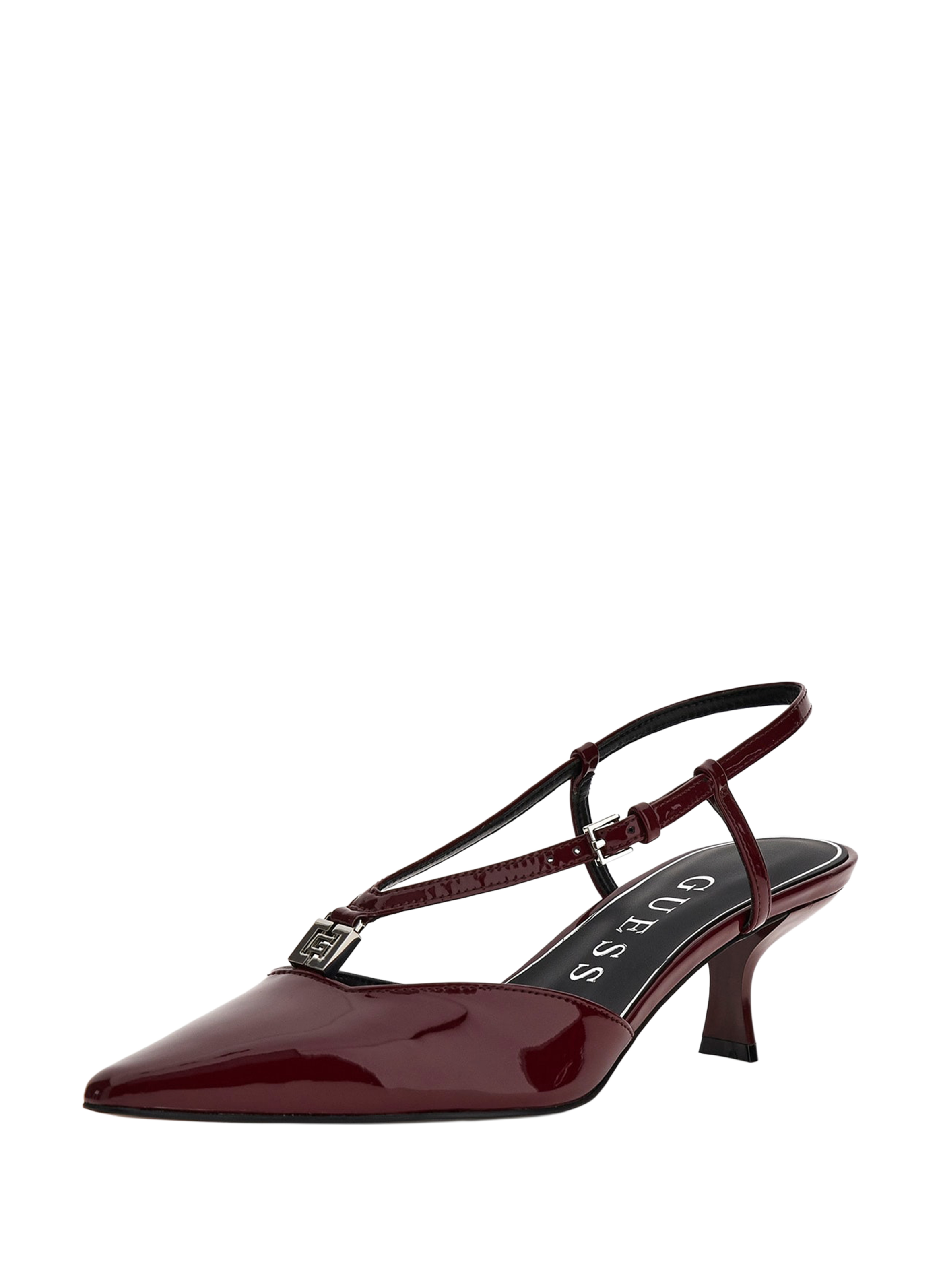 Sling-back à logo GUESS Rouge