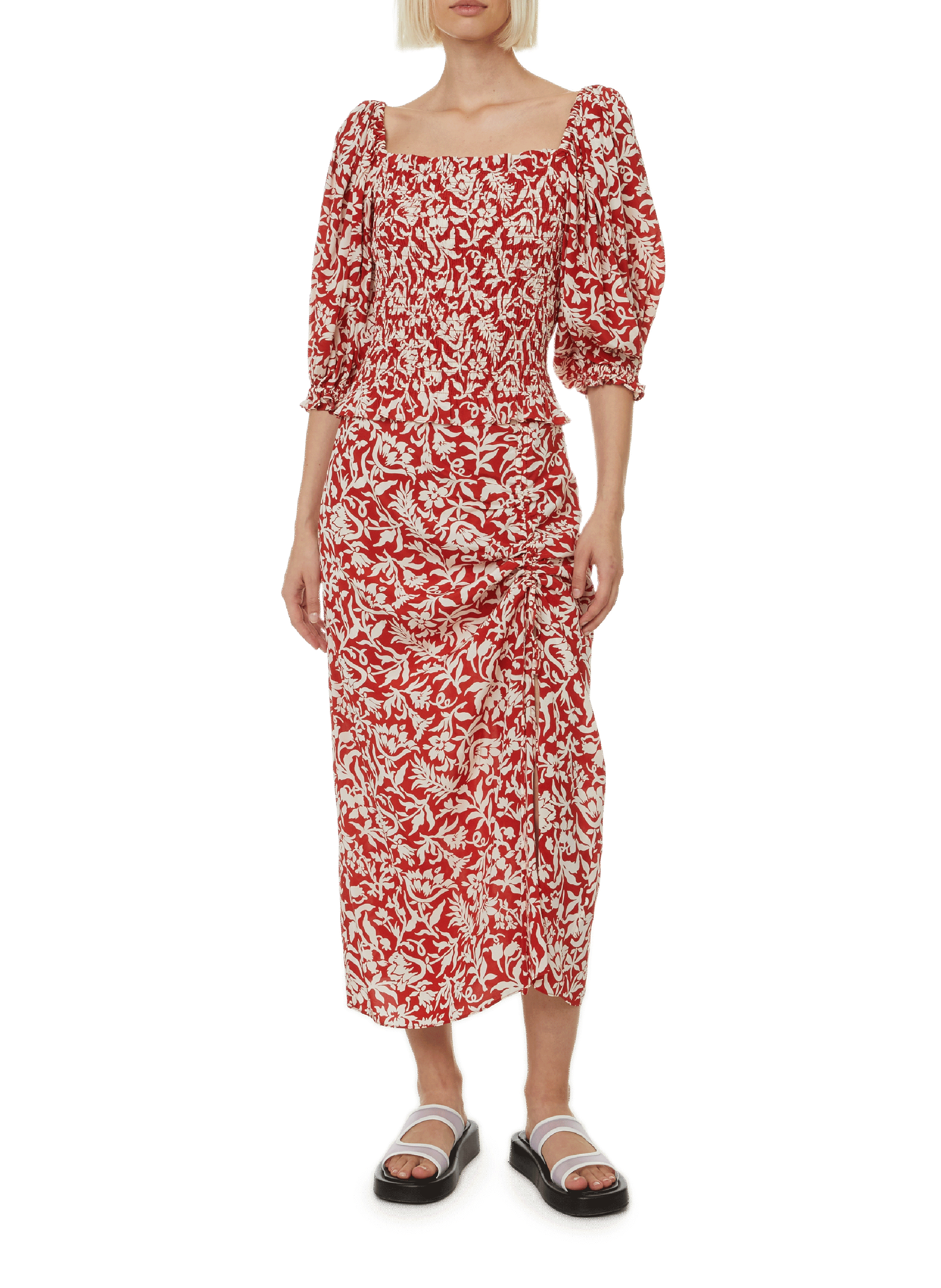 Coffee bean earrings AU PRINTEMPS PARIS Golden