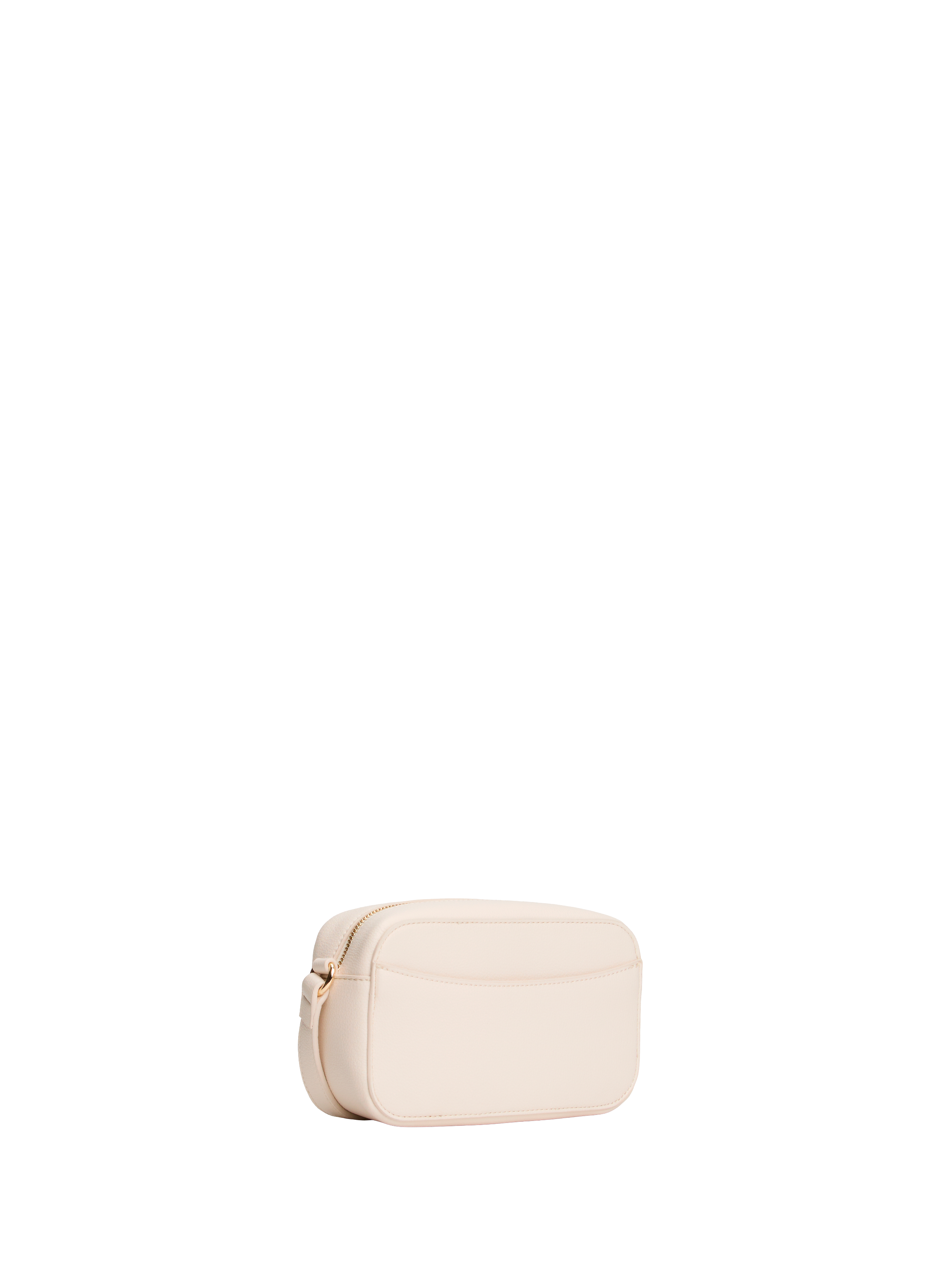 Faux leather shoulder camera bag TOMMY HILFIGER Beige