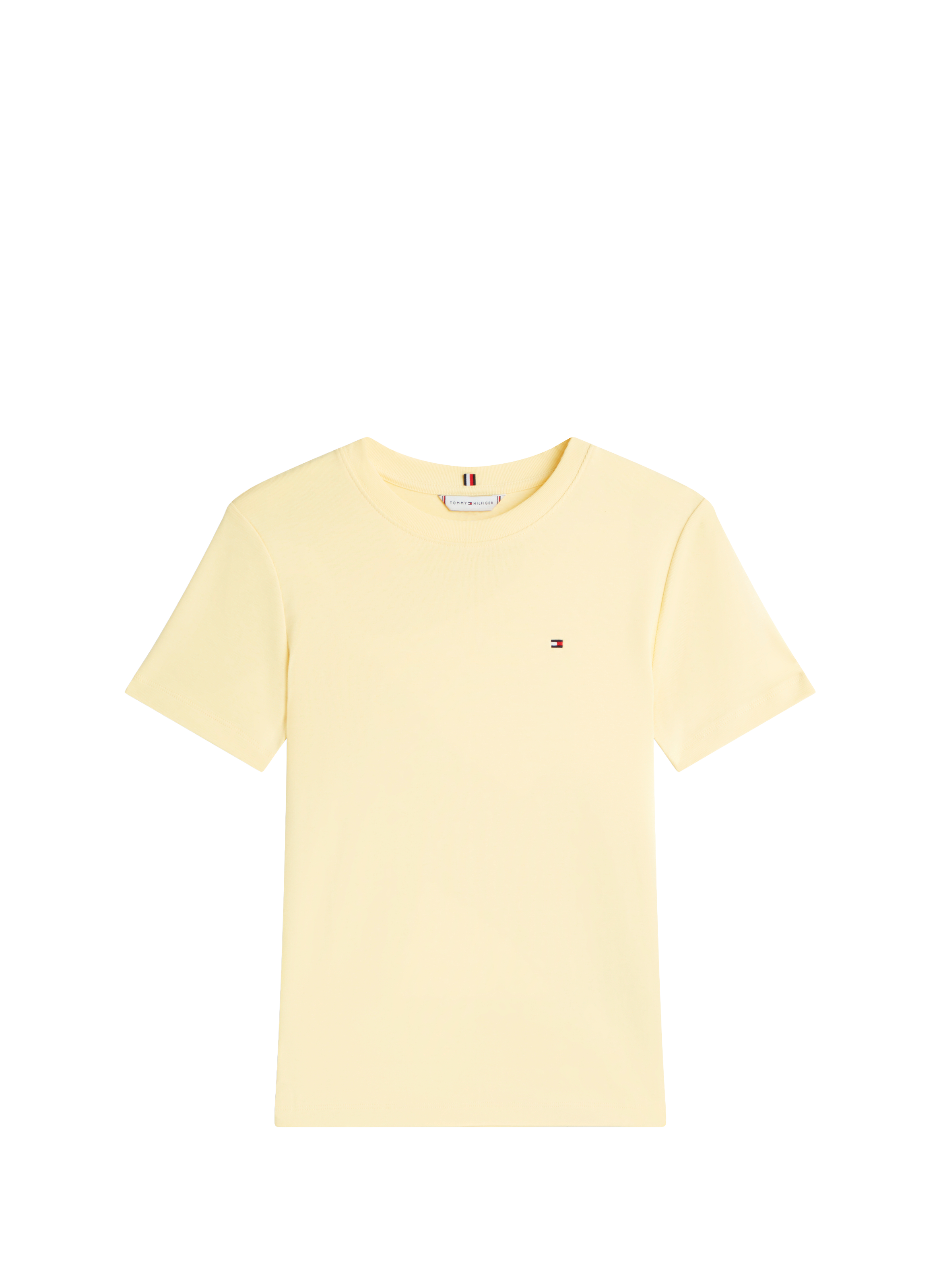 T-shirt rayé en coton  TOMMY HILFIGER Jaune