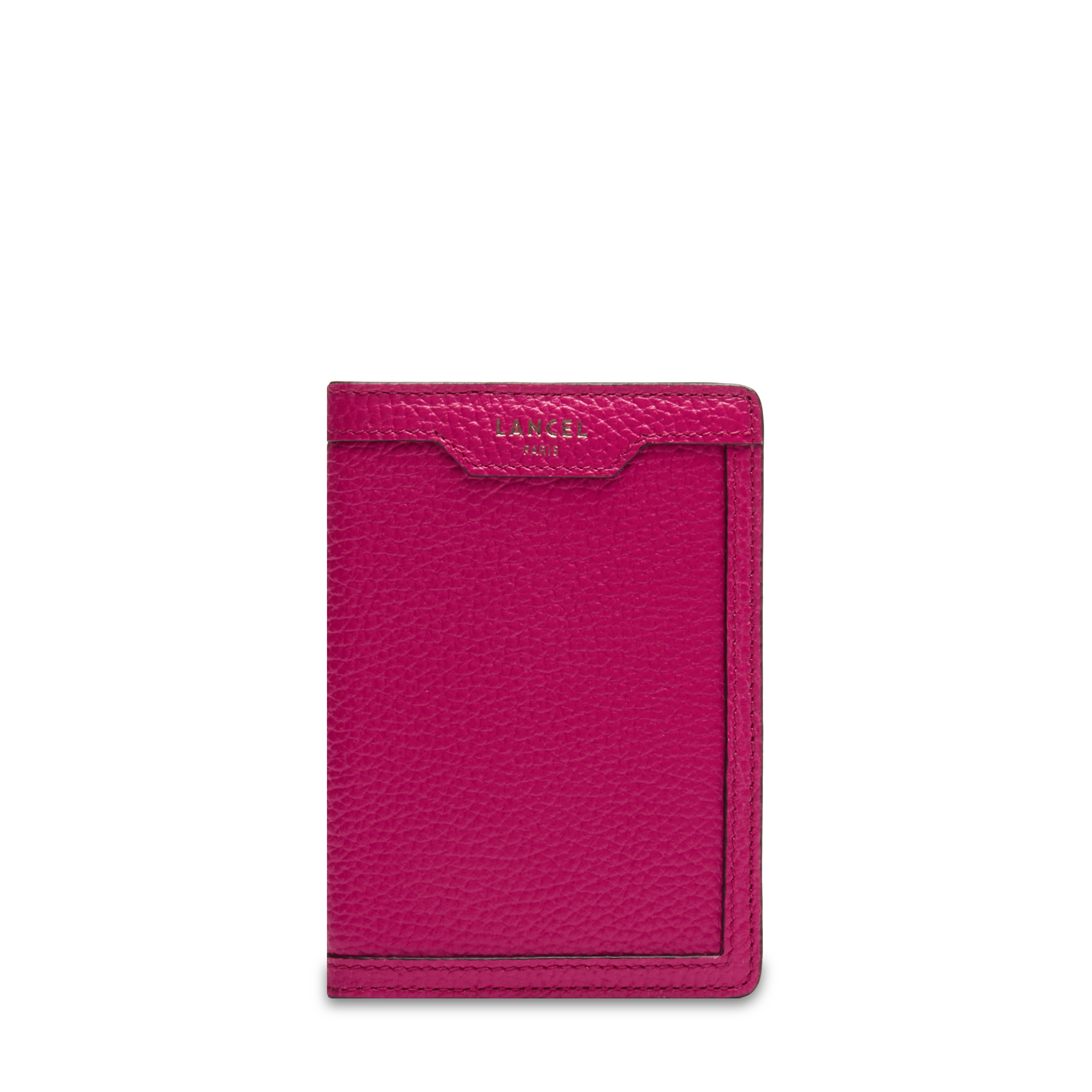 Porte-passeport charlie de lancel en cuir LANCEL Rose