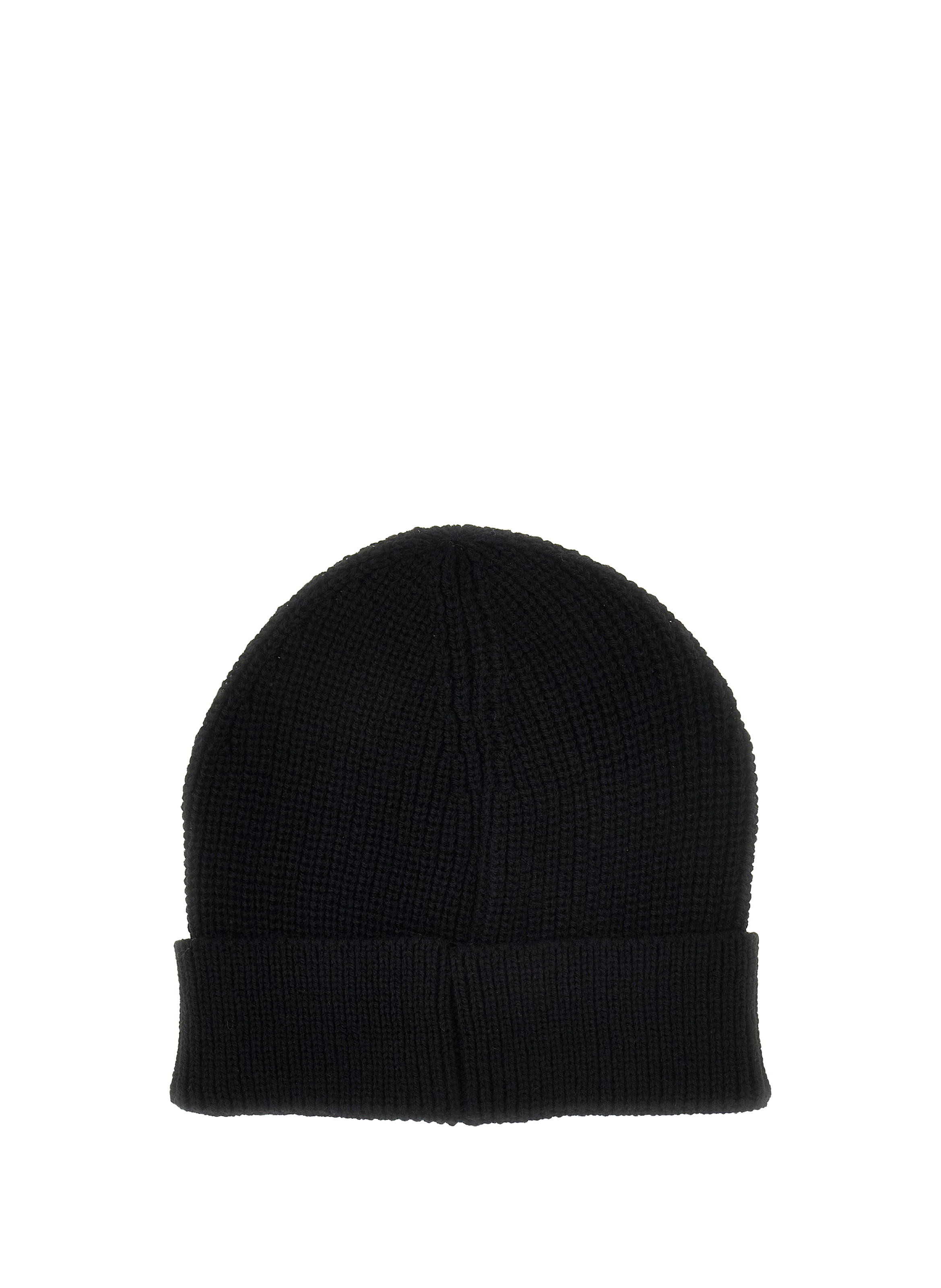 Knit beanie with metallic logo GUESS Black