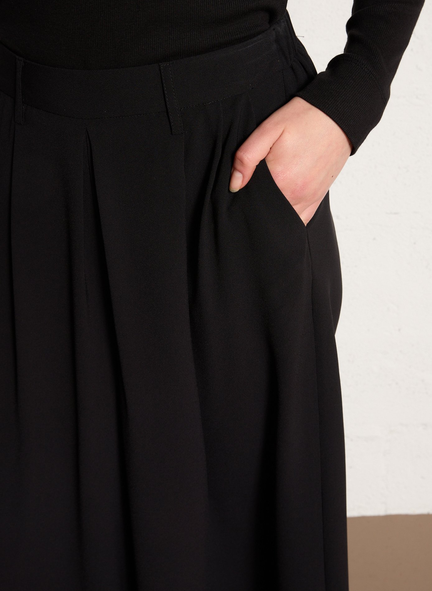 Pantalon palazzo tatiana MAISON 123 Noir