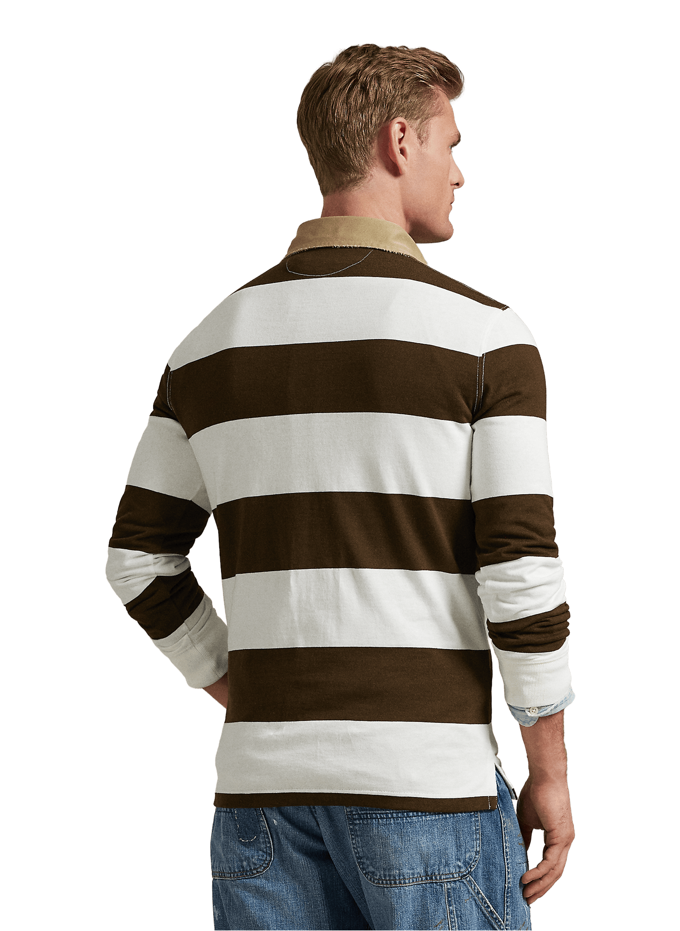 Polo rayé esprit rugby en coton POLO RALPH LAUREN Multicolore