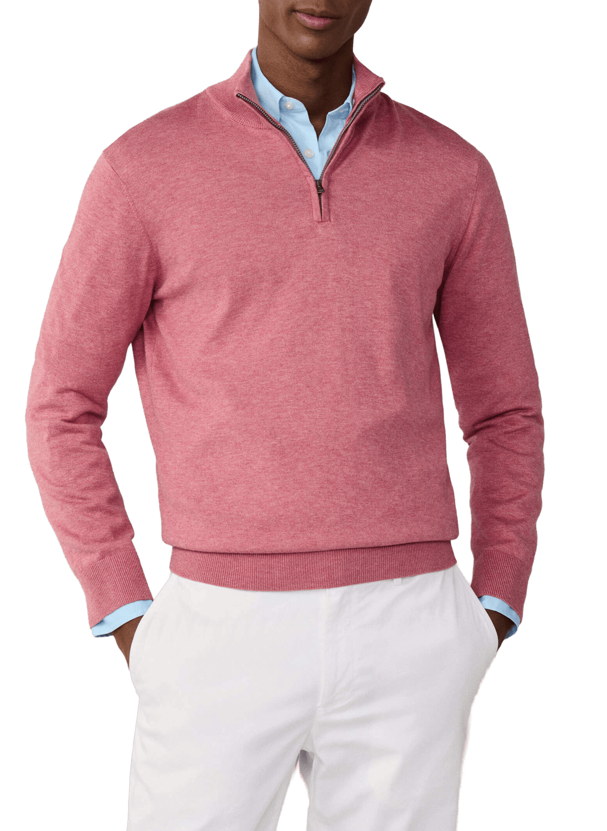 Cotton and linen jumper FACONNABLE Red