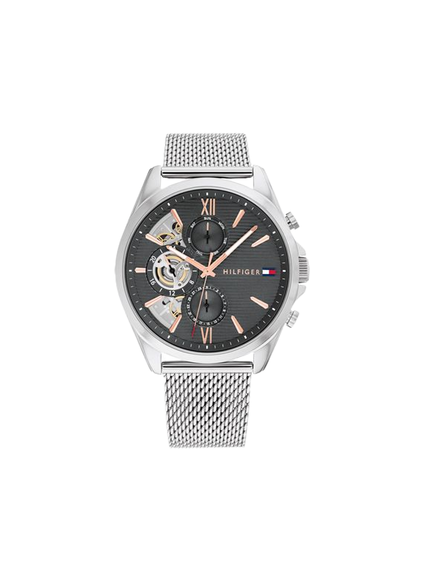 Montre Baker en acier inoxydable TOMMY HILFIGER MONTRES Argent