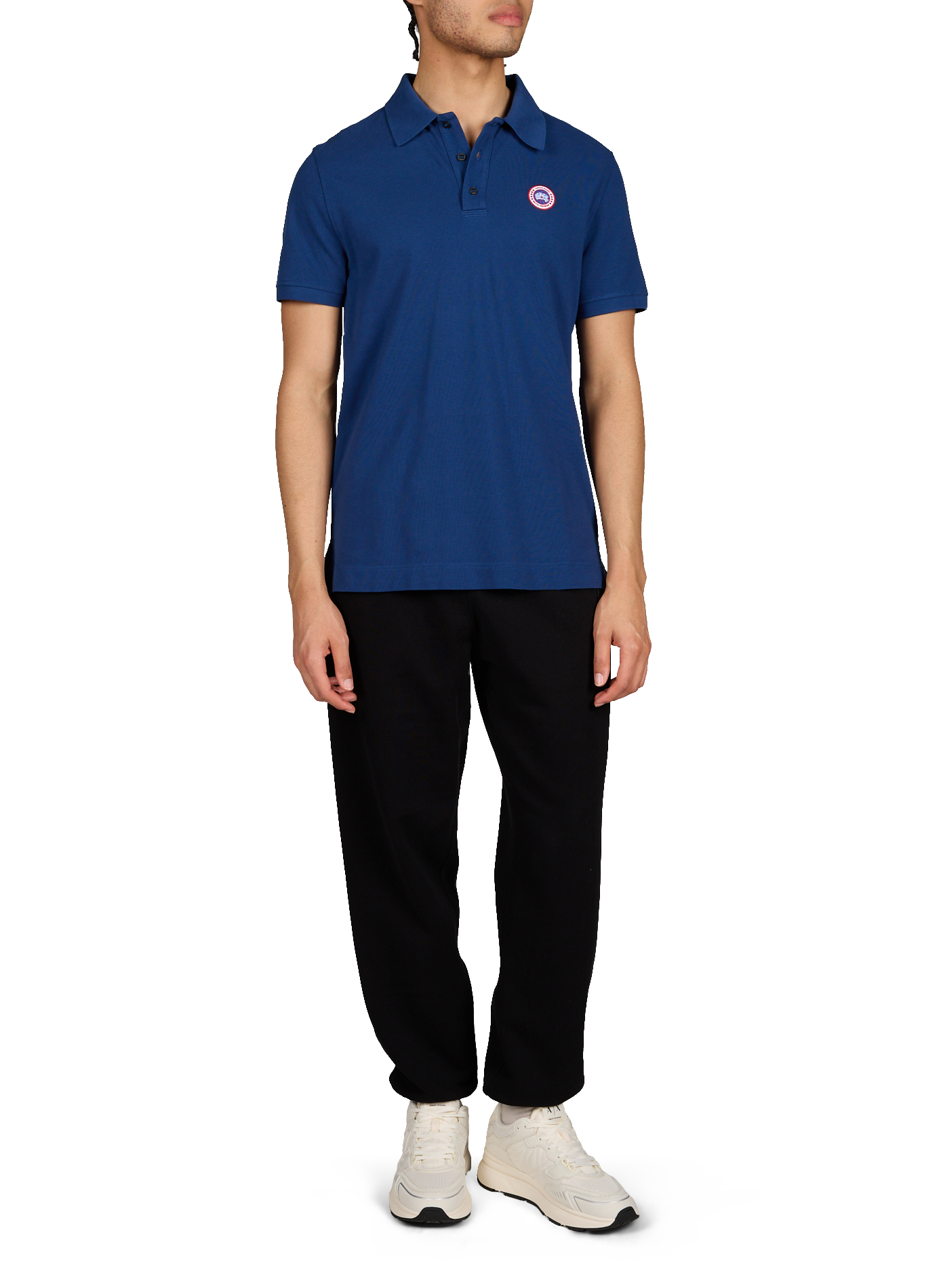 Polo en coton CANADA GOOSE Bleu